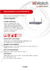 HiWatch DS-N308W (В) 00-00012886 паспорт