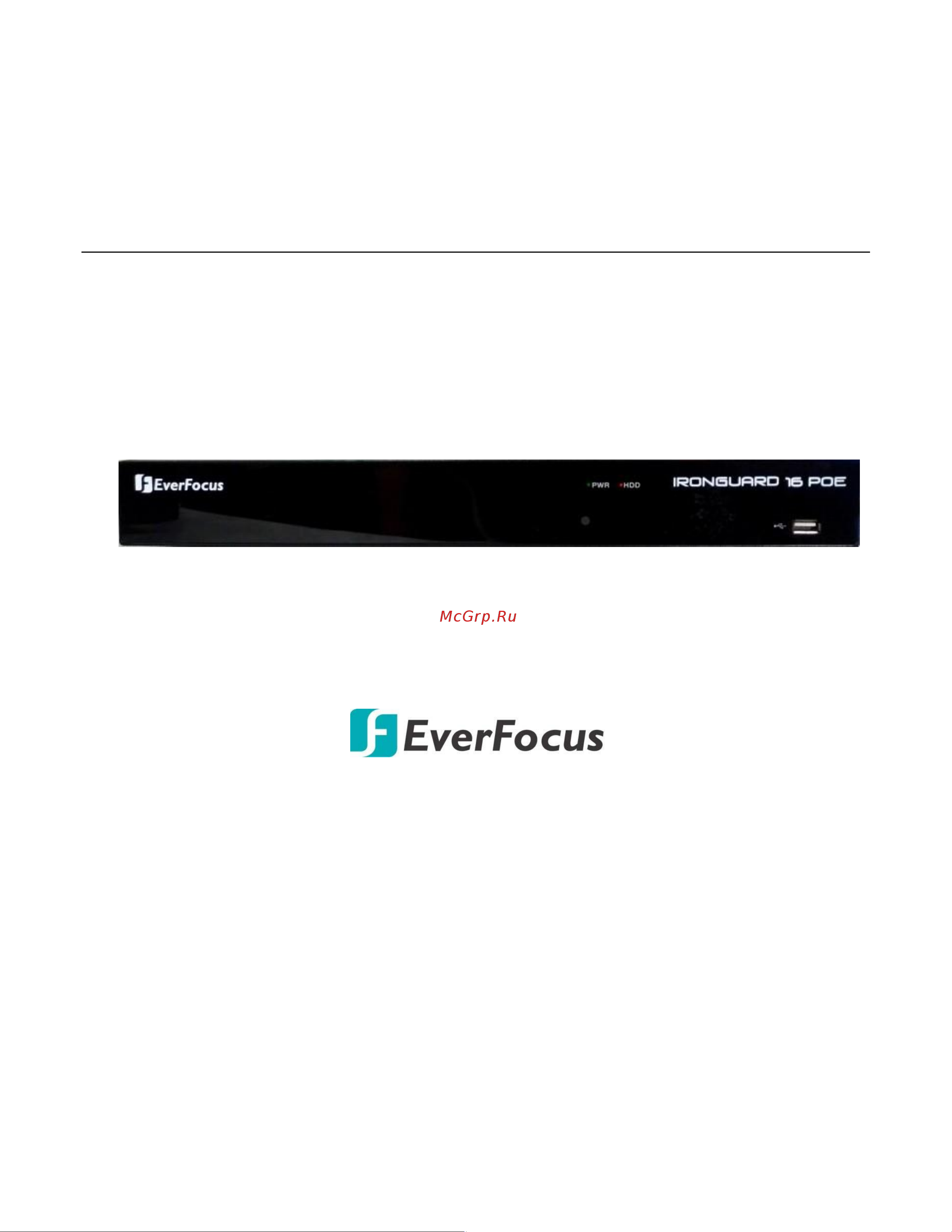 Everfocus IRONGUARD 16 PoE 143065 Инструкция к товару онлайн