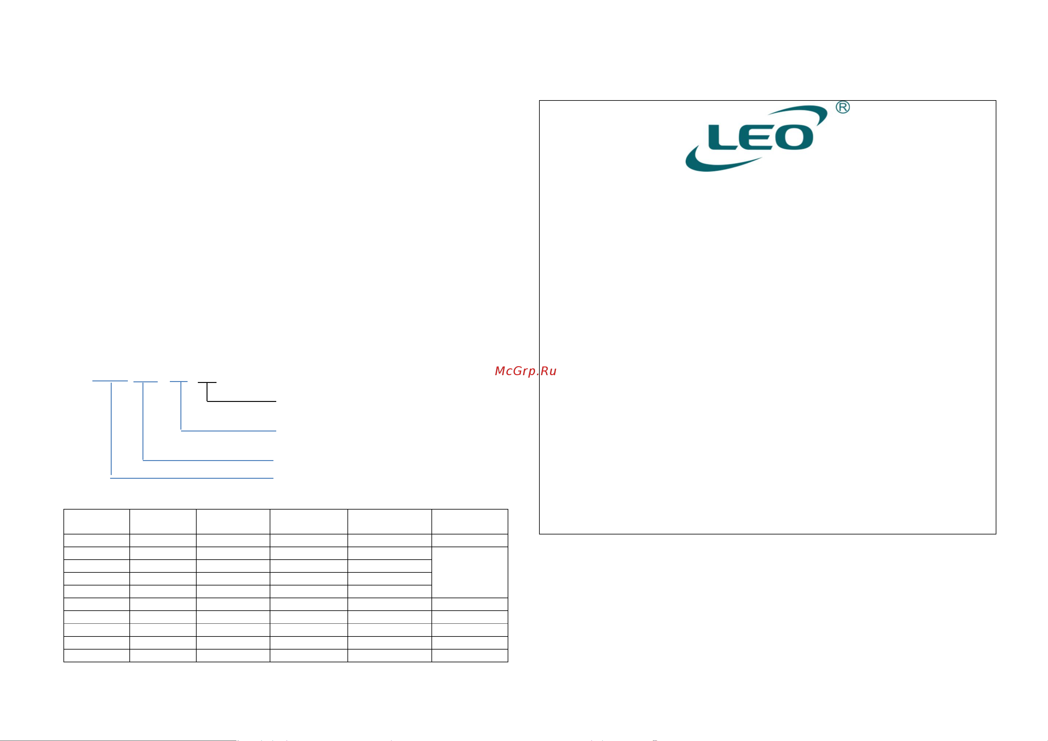 LEO APm 110 1054 Инструкция по эксплуатации онлайн [2/4] 857083