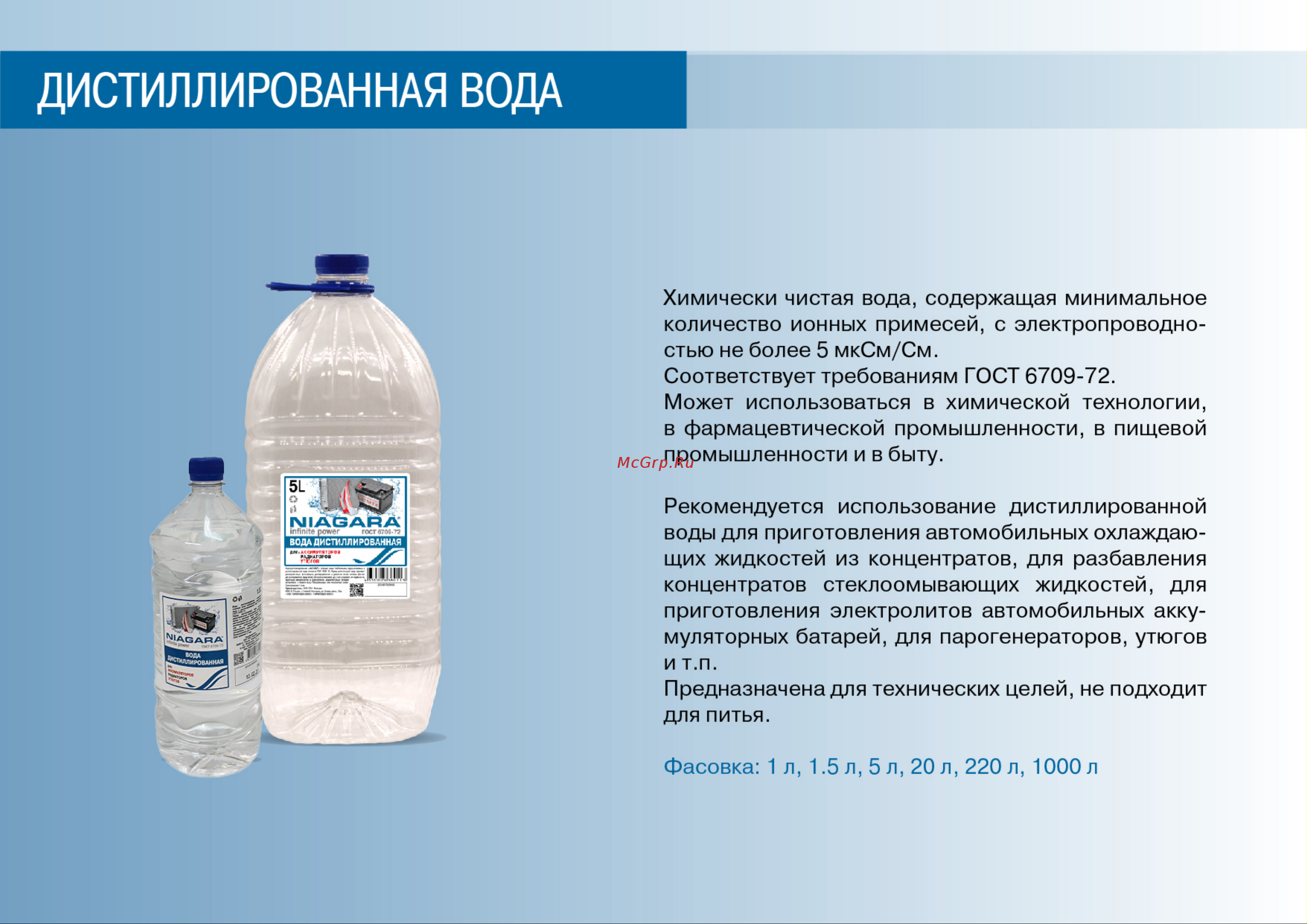 NIAGARA 001012000005 Карточка презентации онлайн