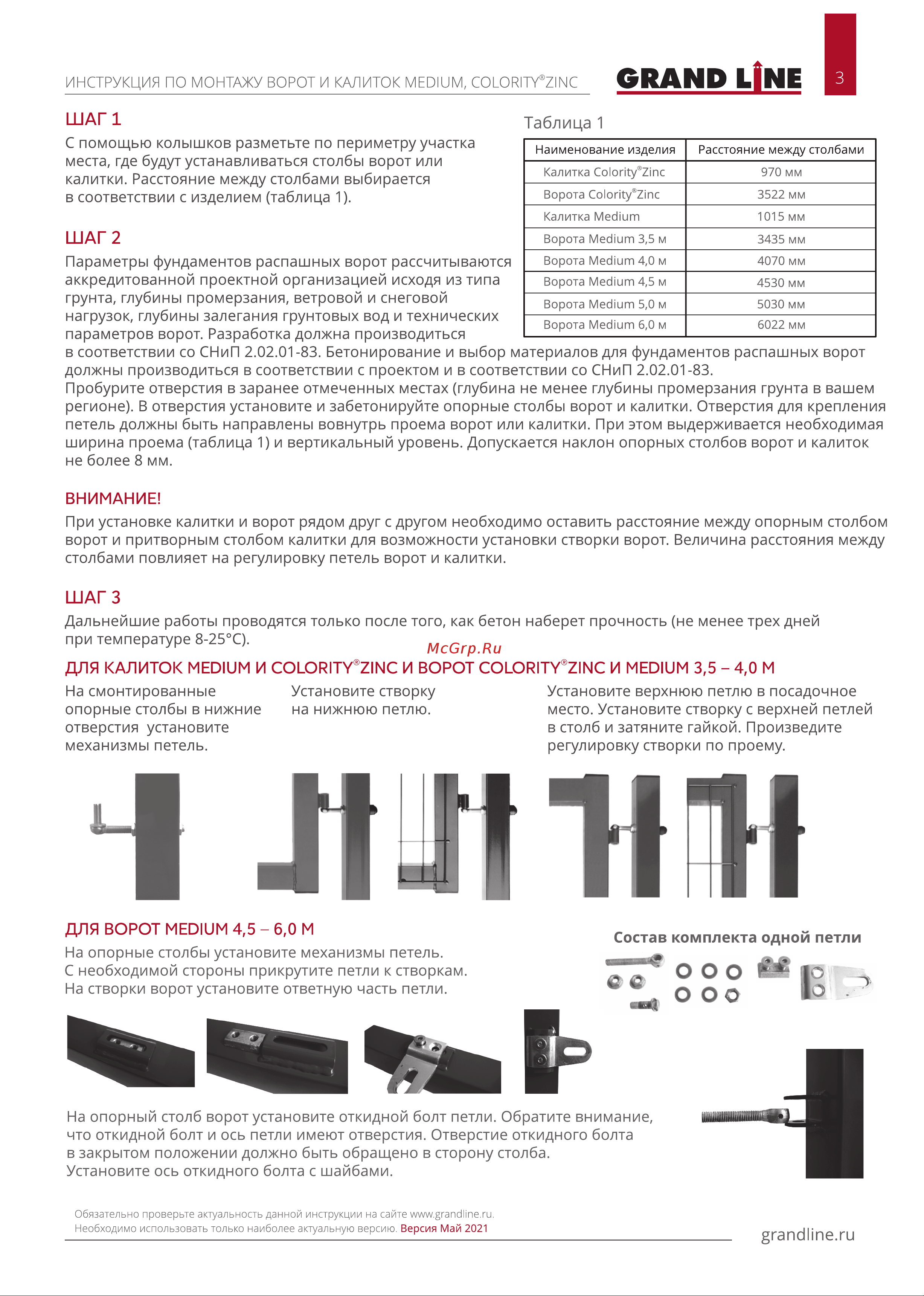 Grand Line Medium Lock 1.53x3.5 м, зеленые, RAL 6005 454094 Инструкция к товару онлайн [2/4] 857739