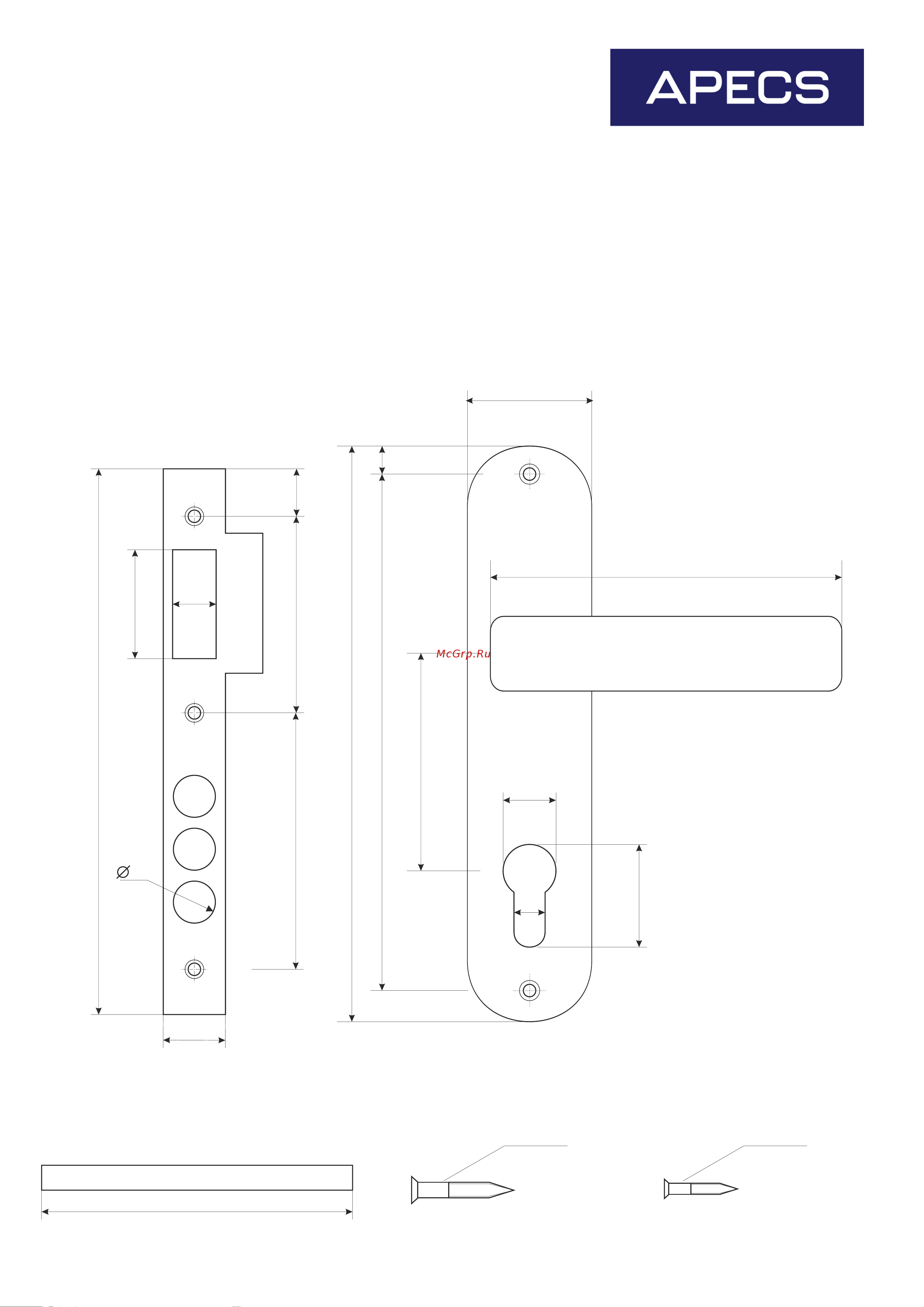 Apecs 1526/60-CR 0118 03301 Чертёж онлайн [2/2] 857951