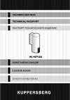 Kuppersberg Вытяжка WL-MOTUBA X 6137 Инструкция WL MOTUBA