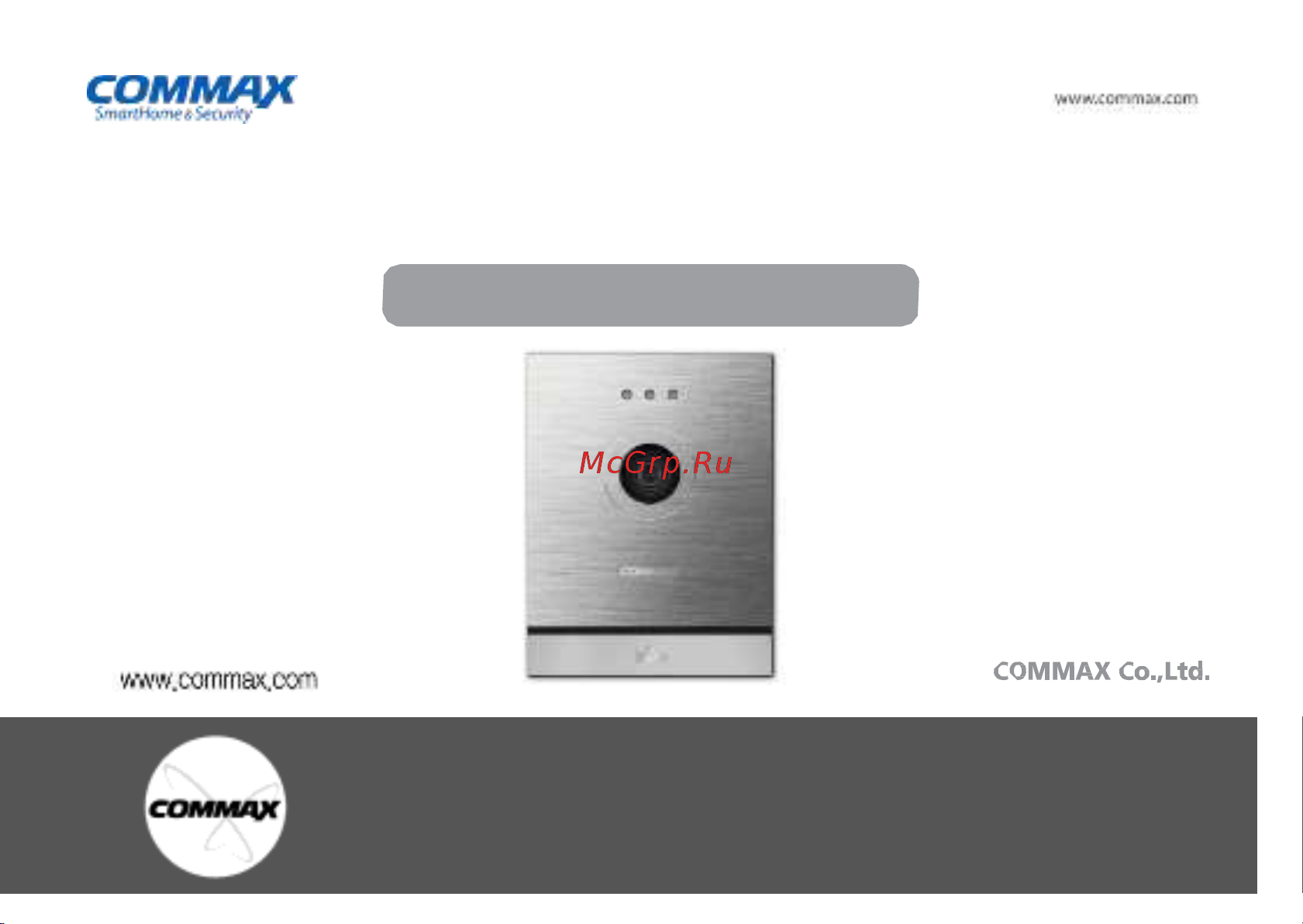 Commax DRC-4M(SILVER) Инструкция к товару онлайн