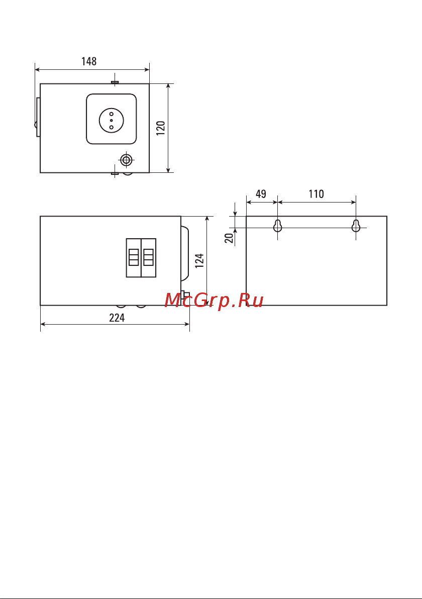 EKF ЯТП, 0,25кВА, 220/42В, Basic, SQyatp0,25-220/42v-2a Инструкция к товару онлайн [3/5] 859066