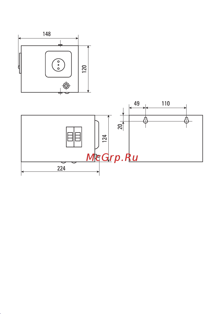 EKF ЯТП IP54, 0.25кВА, 220/24В, Basic yatp-ip54-0,25-220/24v-2a Инструкция к товару онлайн [3/6] 859067