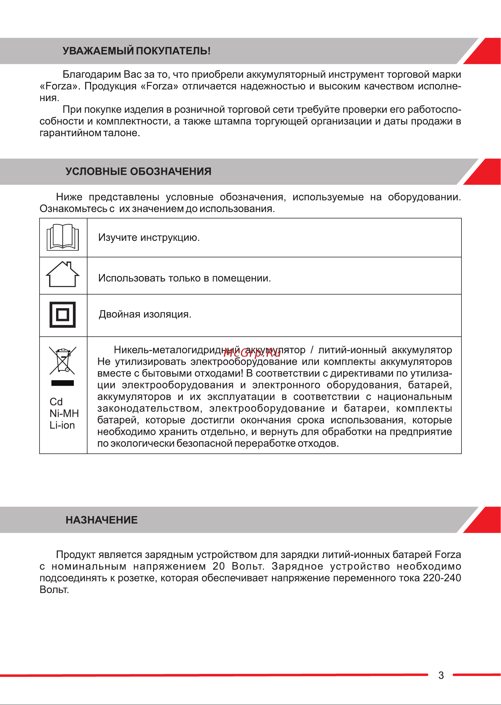 FORZA FZС79745 Паспорт онлайн [3/16] 859385