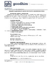 GOODHIM 50705 Инструкция по эксплуатации
