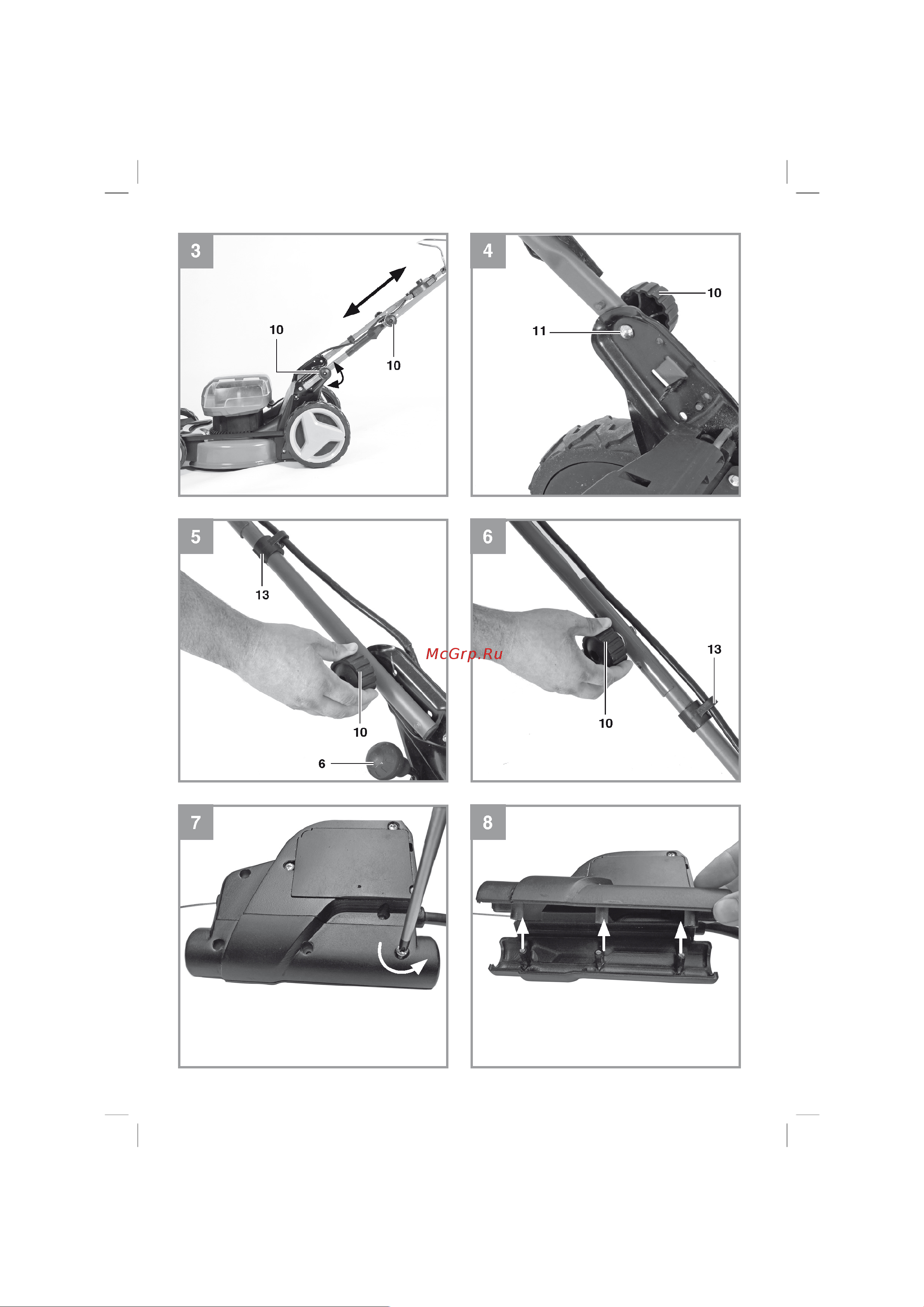 Einhell PXC GE-CM 36-47 S HW Li 4x4.0 А*ч 3413200 Инструкция к Einhell PXC GE-CM 36-47 S HW Li 3413200 онлайн [3/21] 860341