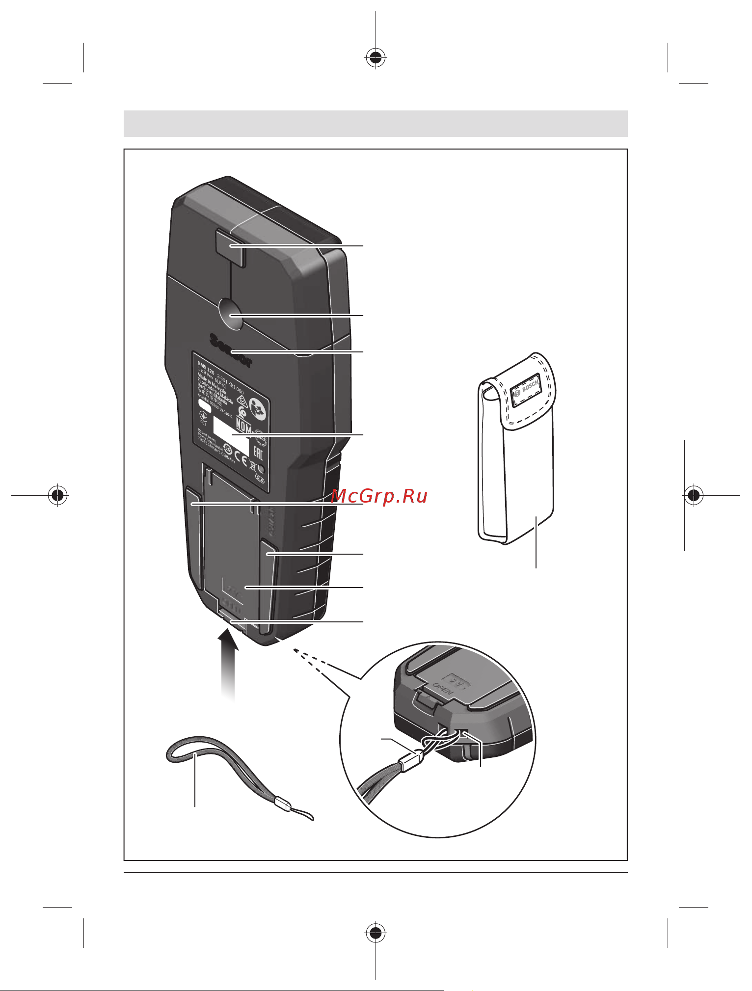 Bosch GMS 120 Prof 0601081004 Инструкция к товару онлайн [4/455] 860366