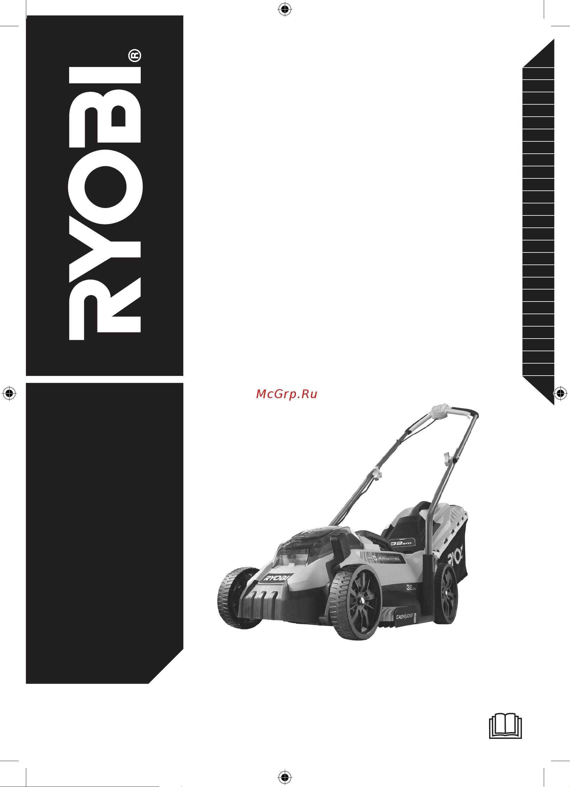 Ryobi ONE+ RLM18C32S-25S 5133003722 Инструкция к Ryobi RLM18C32S-25S 5133003722 онлайн