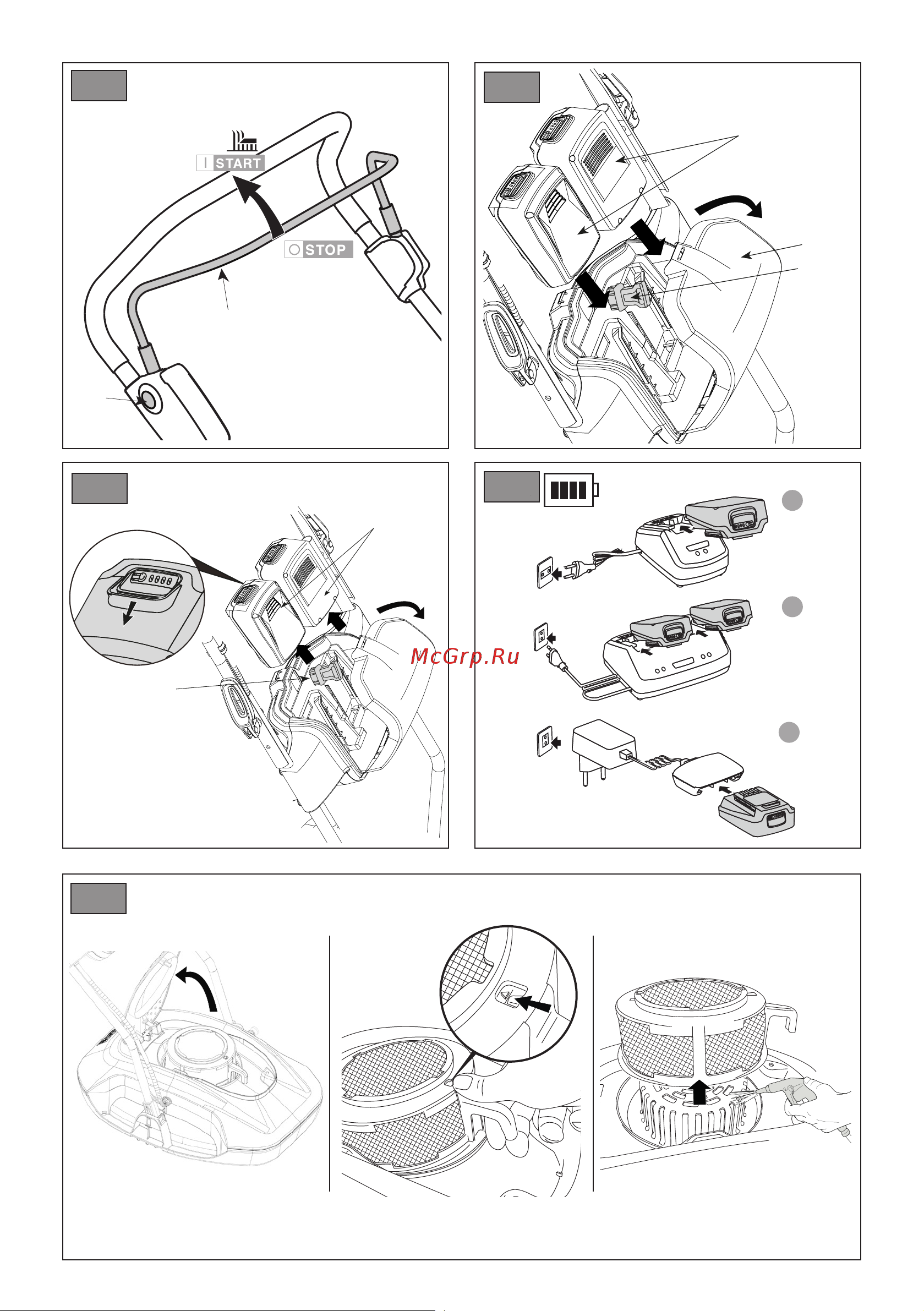 Stiga AERO 132e Kit 298302068/ST1 Инструкция к товару онлайн [6/26] 860424