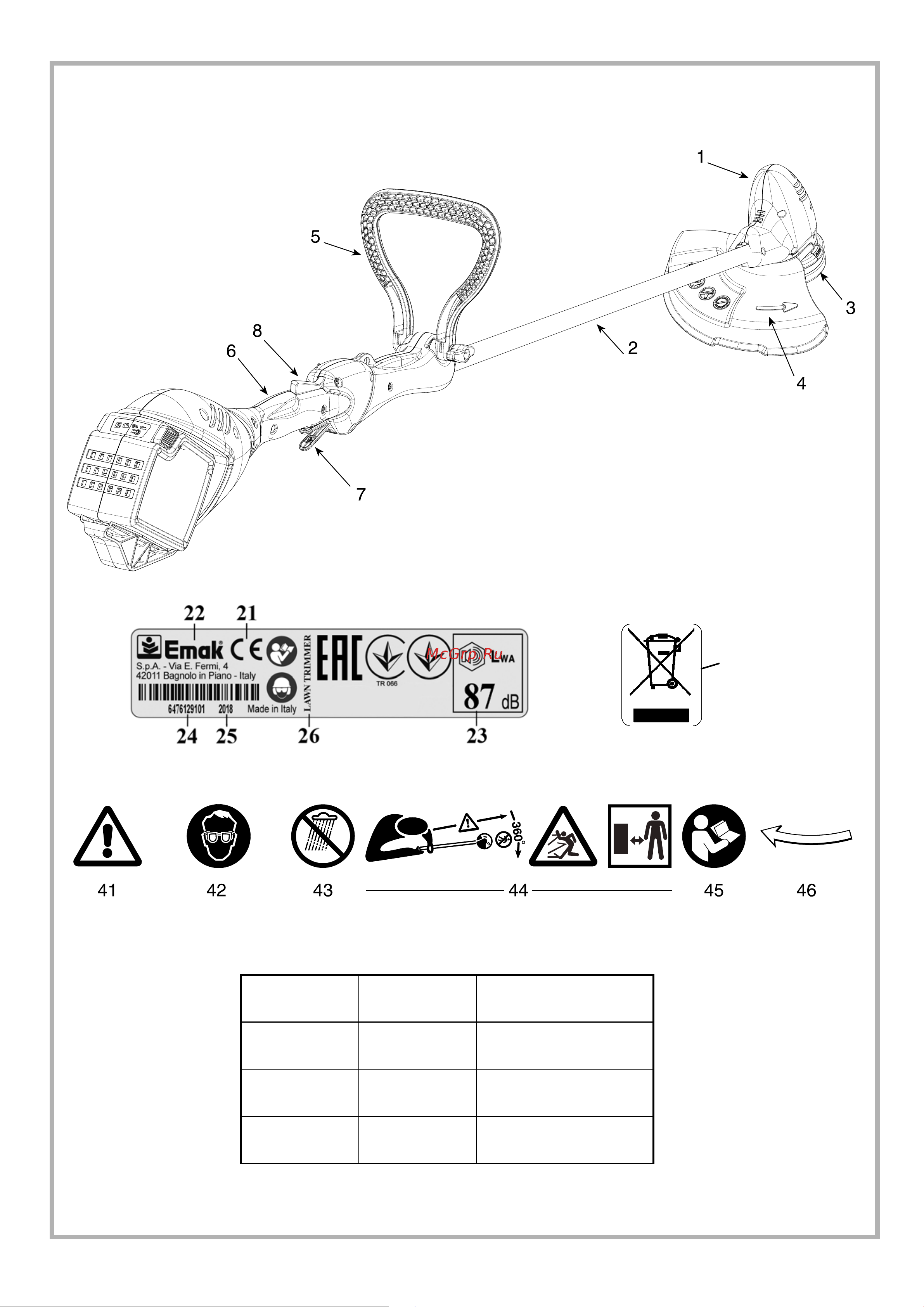Oleo-Mac BCI 30 40 В 5404-9001 Инструкция к Oleo-Mac BCI 30 5404-9001 онлайн [2/120] 860494