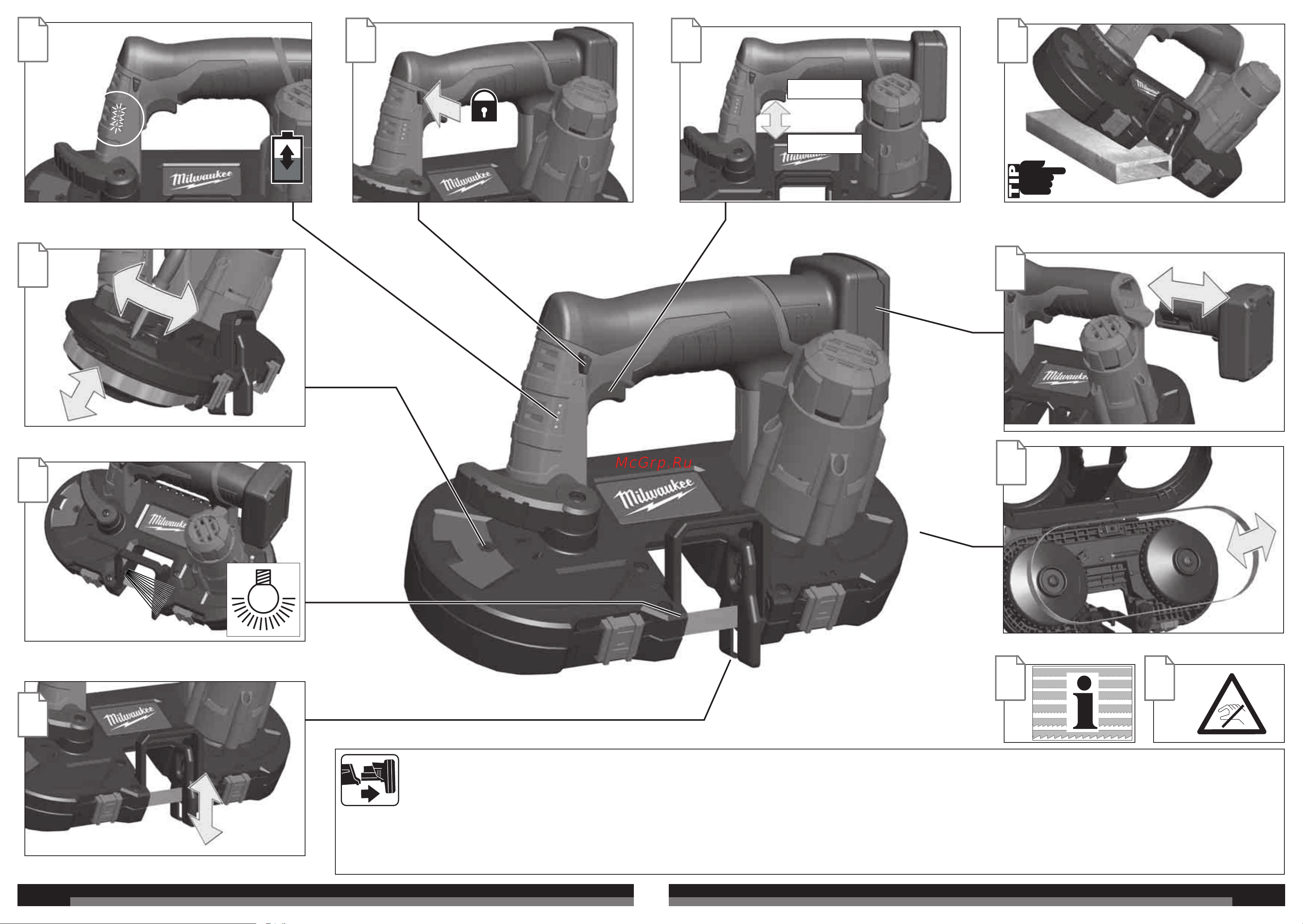 Milwaukee M12 BS-402C 4933441805 Инструкция к товару онлайн [3/41] 860515