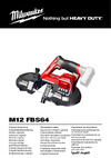 Milwaukee M12FBS64-0C FUEL 4933478440 Инструкция к товару
