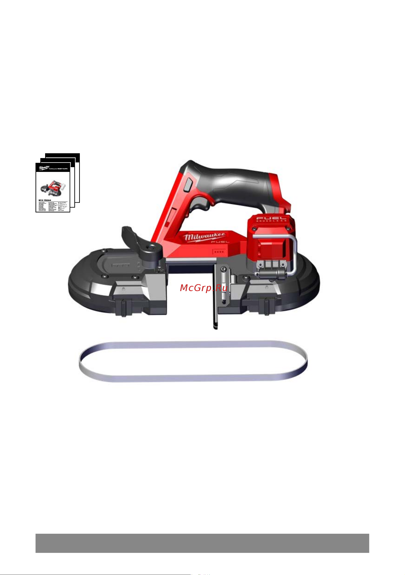 Milwaukee M12FBS64-402C FUEL 4933478441 Инструкция к товару онлайн [3/115] 860520