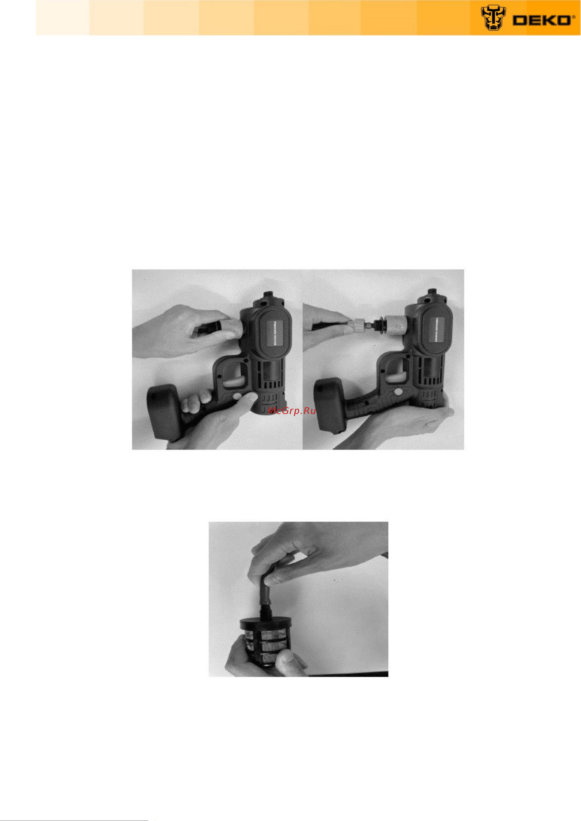 Deko DKCW25 40 бар 2x4.0 Ач 063-4314 Инструкция по эксплуатации онлайн [11/19] 860672