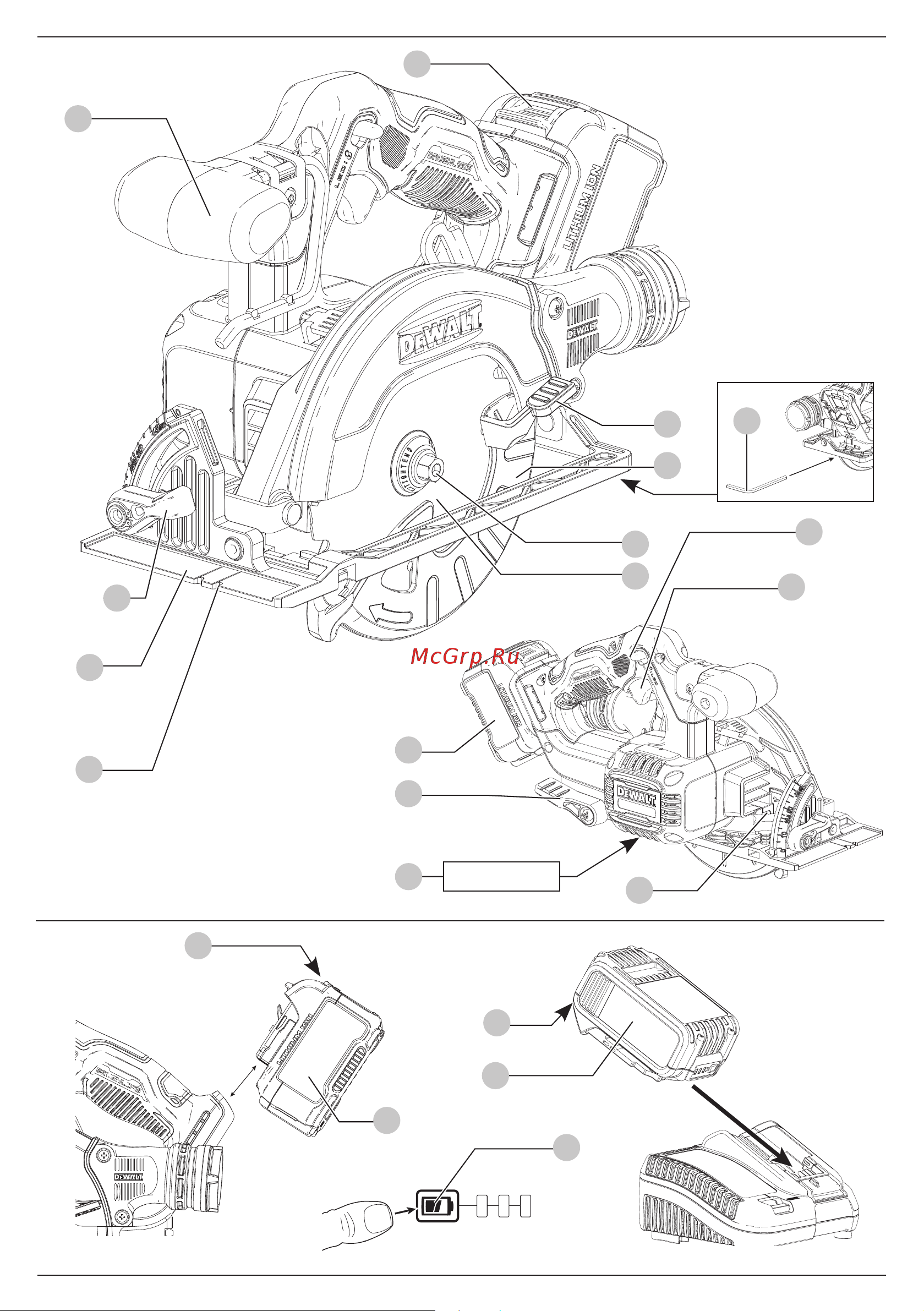 Dewalt 12 В XR DCS512N-XJ Инструкция к товару онлайн [3/60] 860991