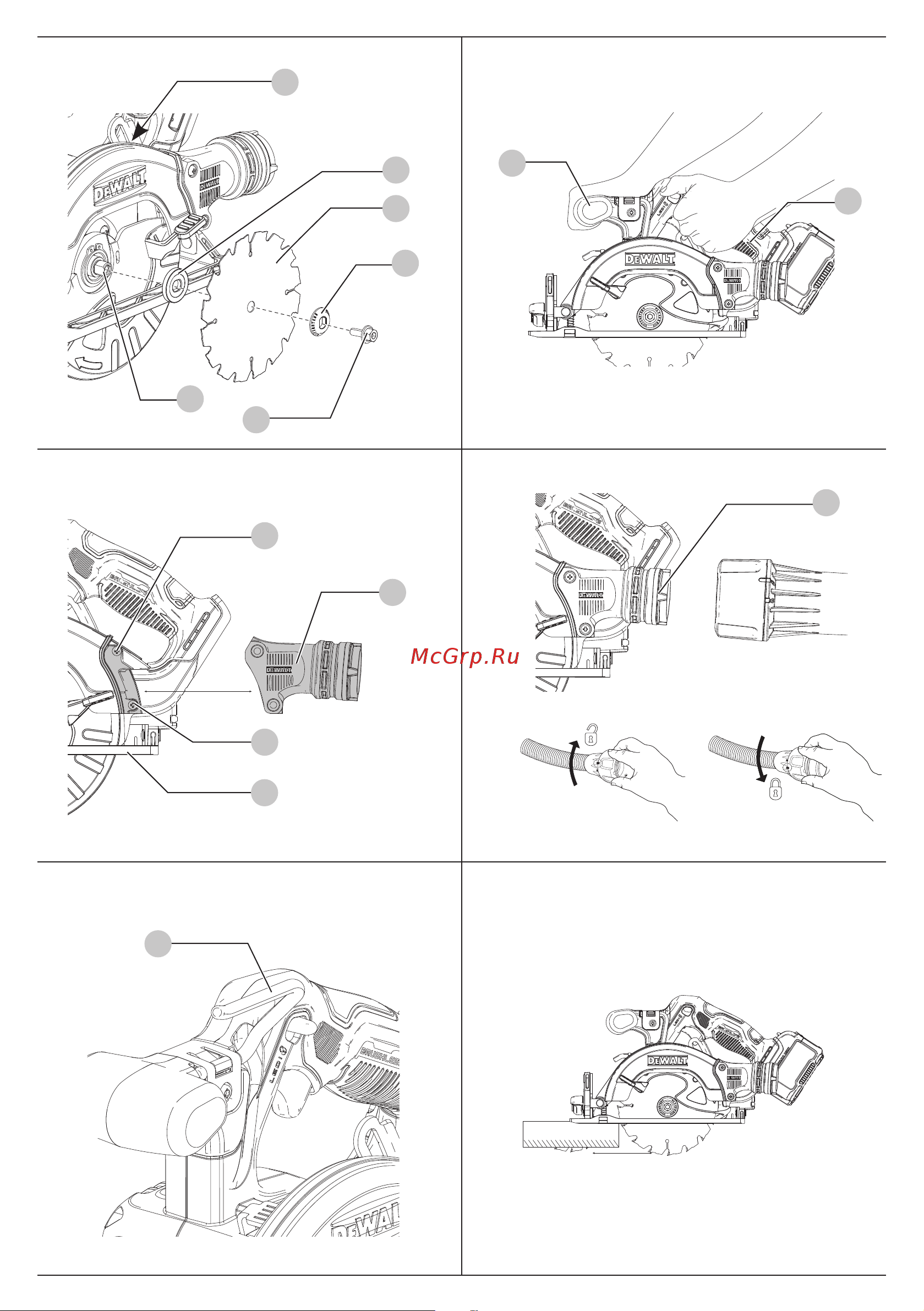 Dewalt 12 В XR DCS512N-XJ Инструкция к товару онлайн [4/60] 860991