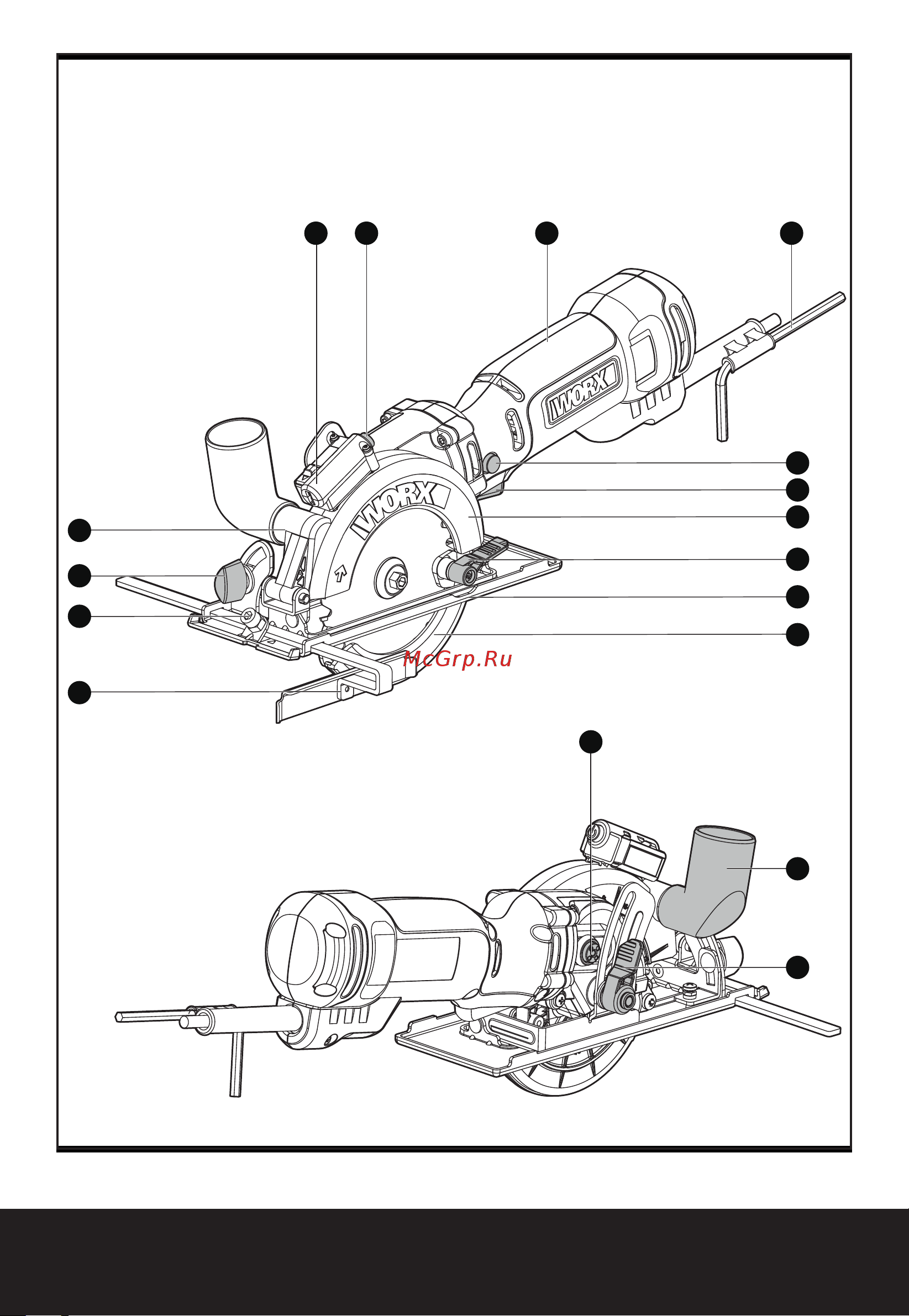 Worx WX437 Инструкция по эксплуатации онлайн [2/28] 861033
