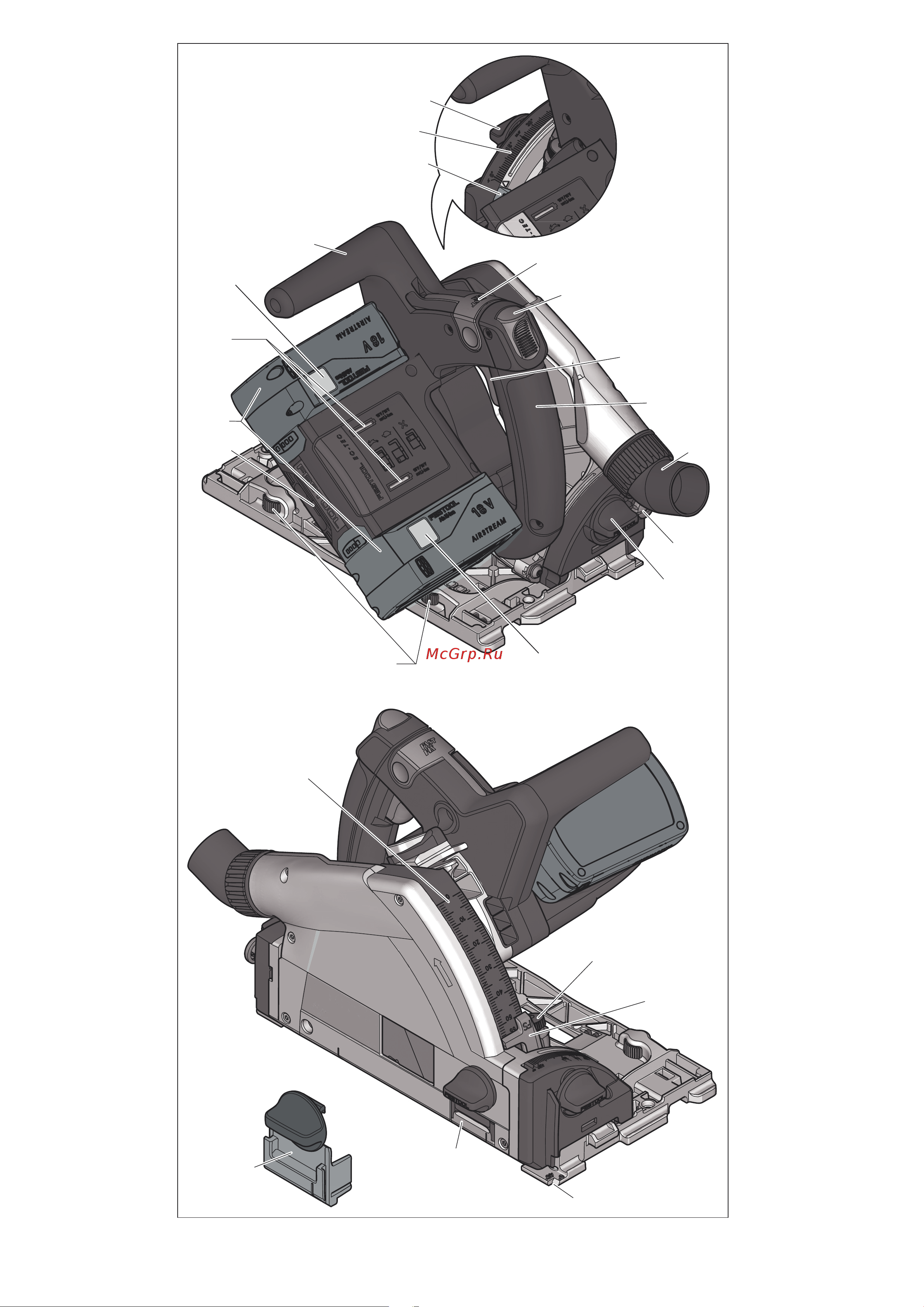 Festool TSC 55 Li 5,2 REBI-Set-FS 575745 Инструкция к товару онлайн [2/148] 861089