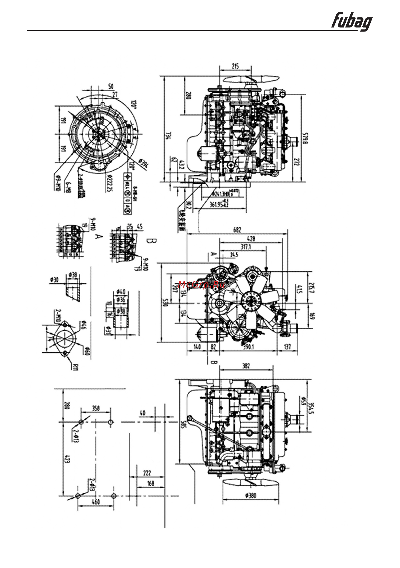 Fubag DS 27 DAC ES трехфазная кожух с функцией подогрева 1.0 838777.1 Инструкция по эксплуатации двигателя онлайн [6/33] 861220