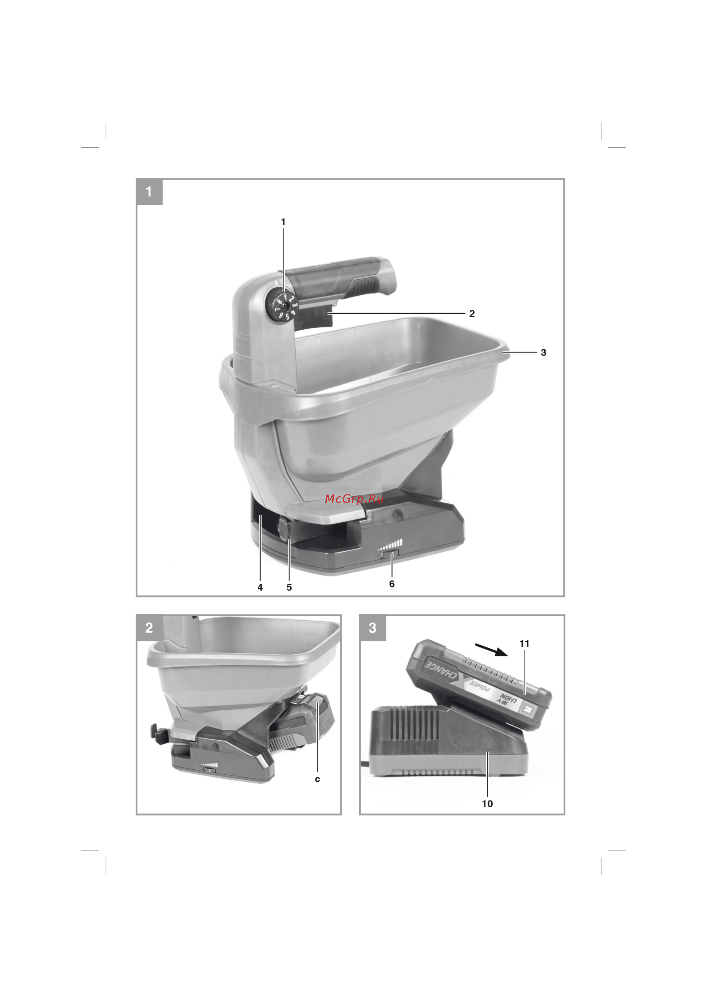 Einhell PXC GE-US 18 Li-Solo 3415410 Инструкция к товару онлайн [2/12] 861251