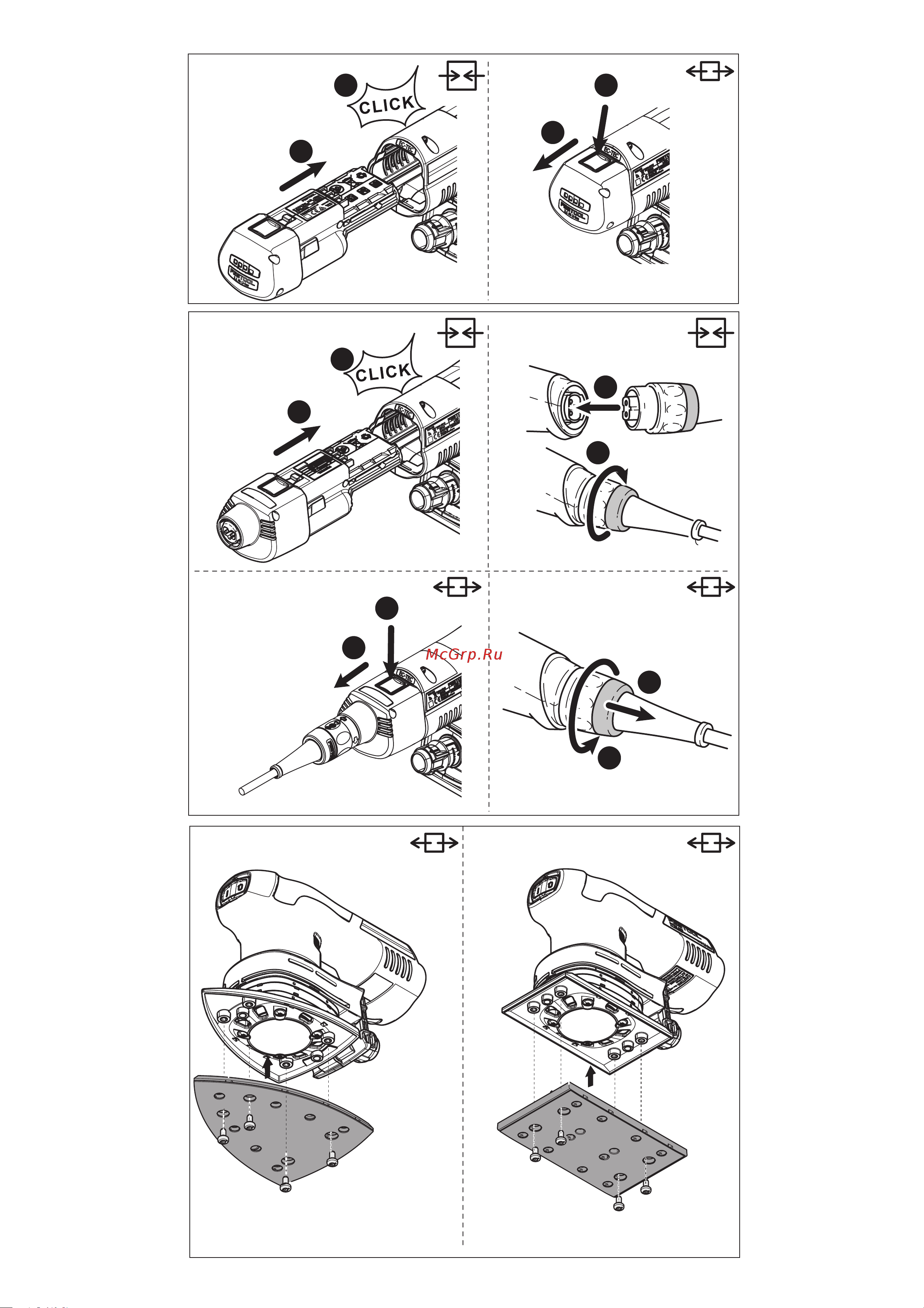 Festool Rutscher RTSC 400 Li 3.1 I-Plus 575731 Инструкция к товару онлайн [3/86] 861303