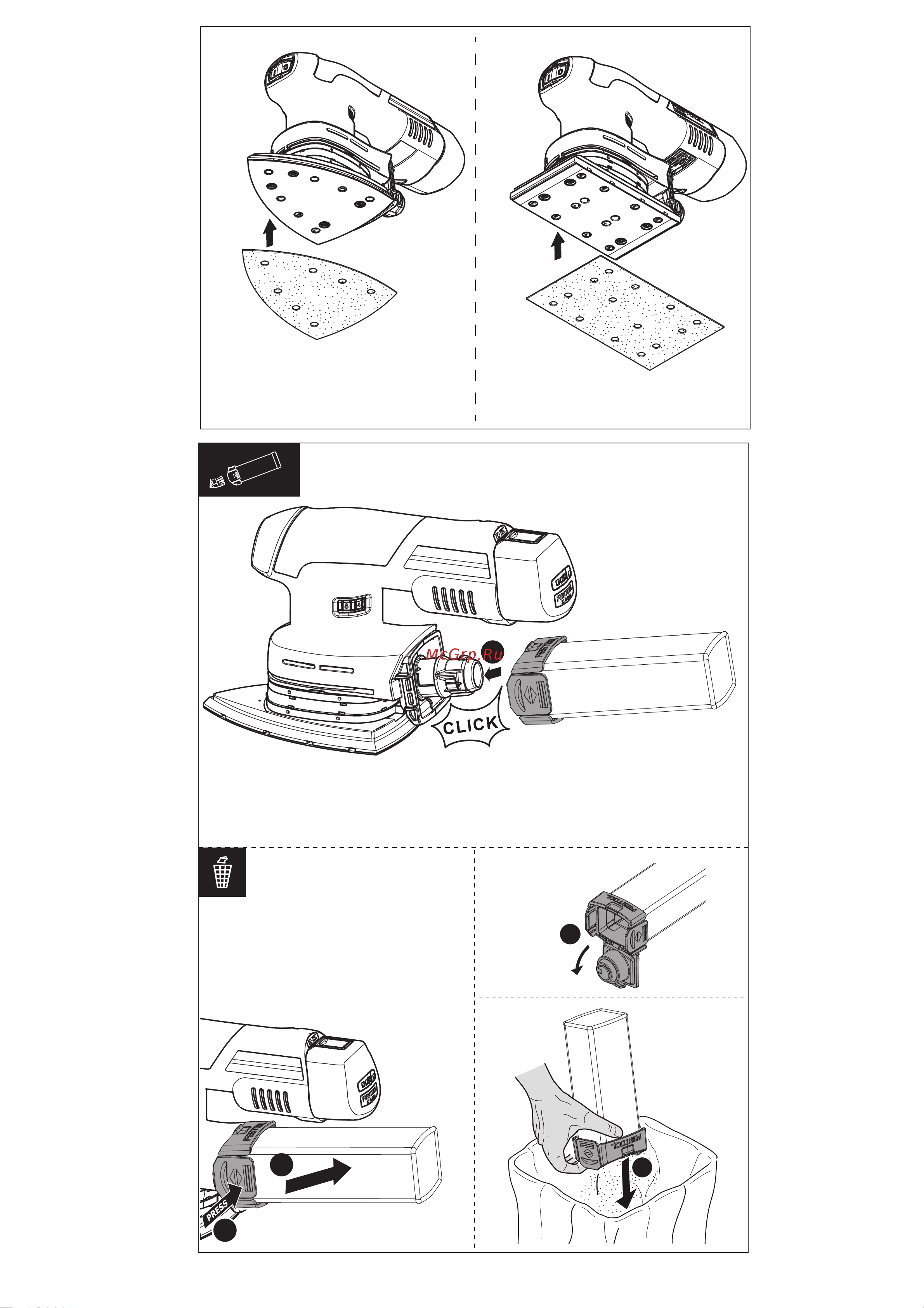 Festool Rutscher RTSC 400 Li 3.1 I-Plus 575731 Инструкция к товару онлайн [4/86] 861303