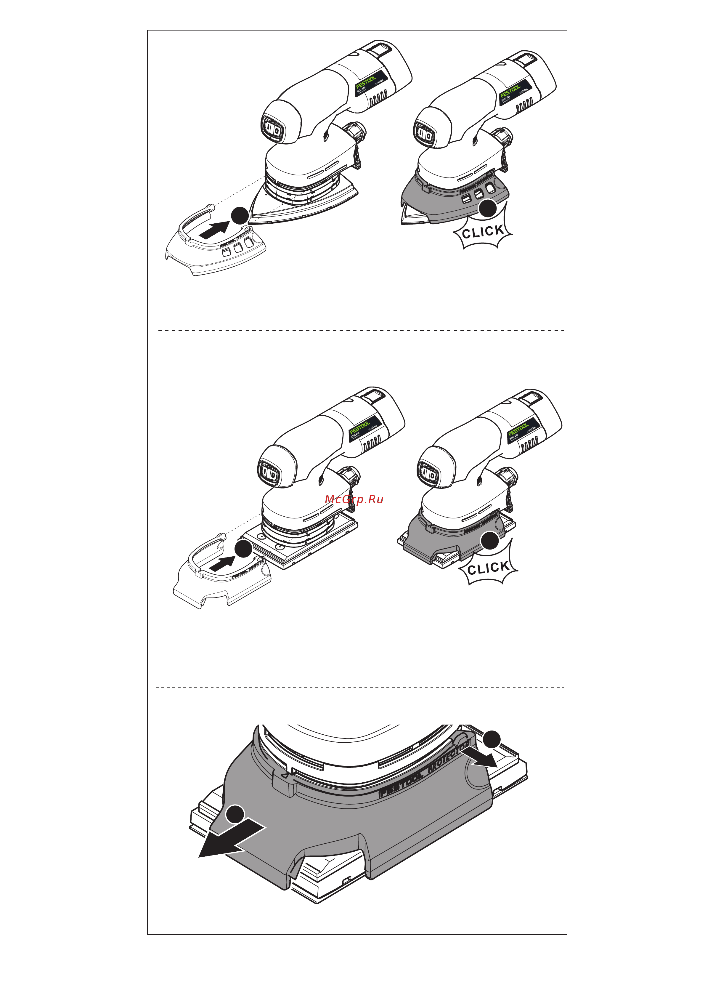Festool Rutscher RTSC 400 Li 3.1 I-Set 575724 Инструкция к товару онлайн [5/86] 861307