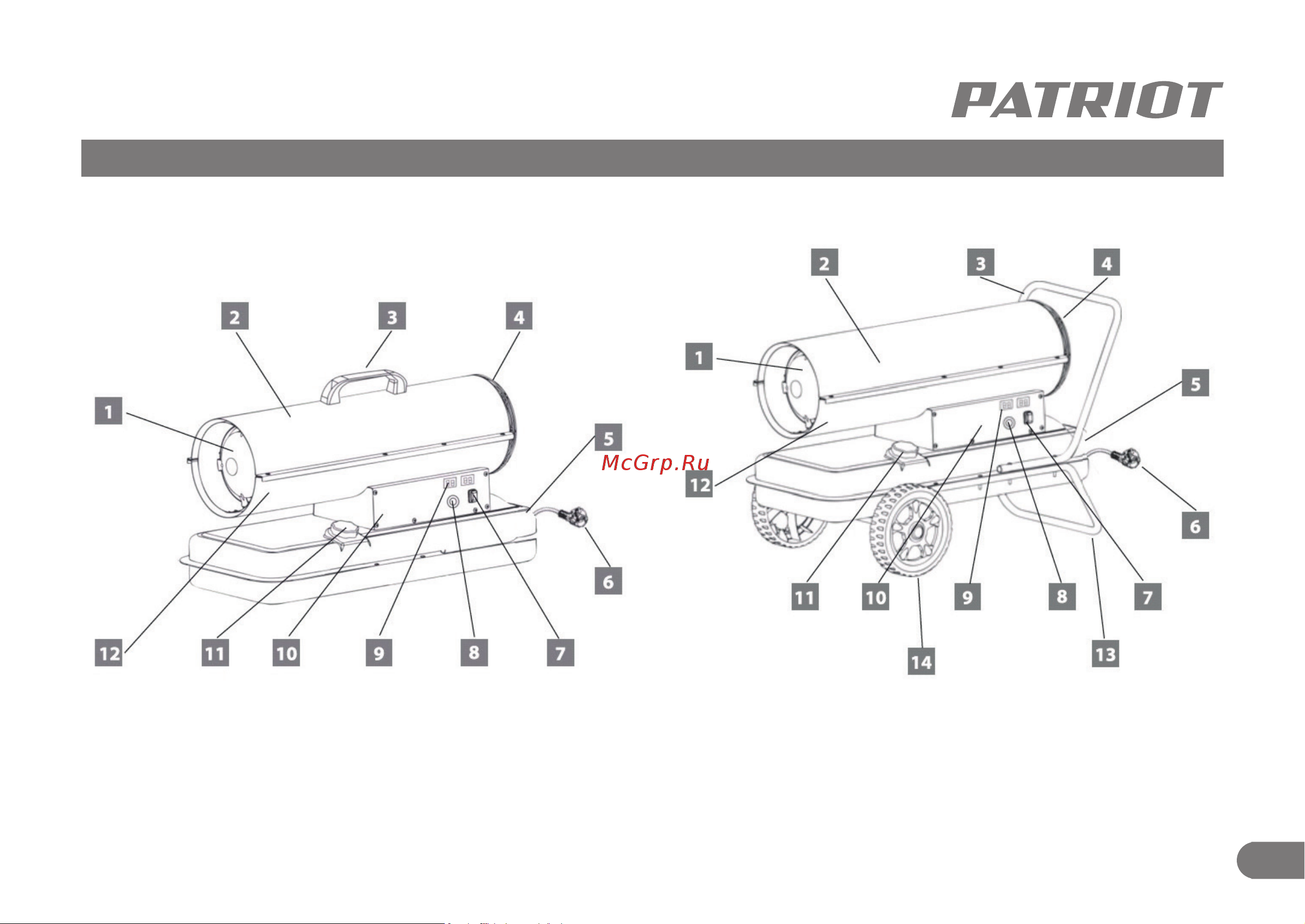Patriot DTC 629, 62 кВт, 633703063 Инструкция к PATRIOT DTC 629 633703063 онлайн [7/22] 861304