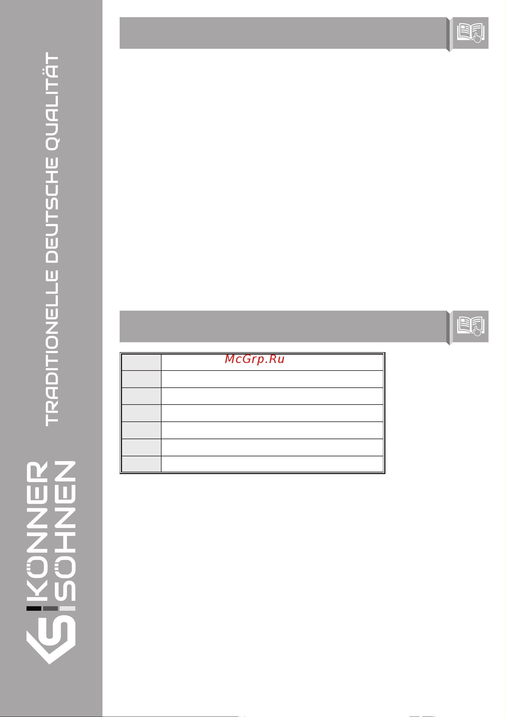 Konner&sohnen KS 8200HDES-1/3 ATSR Инструкция к товару онлайн [2/24] 861373