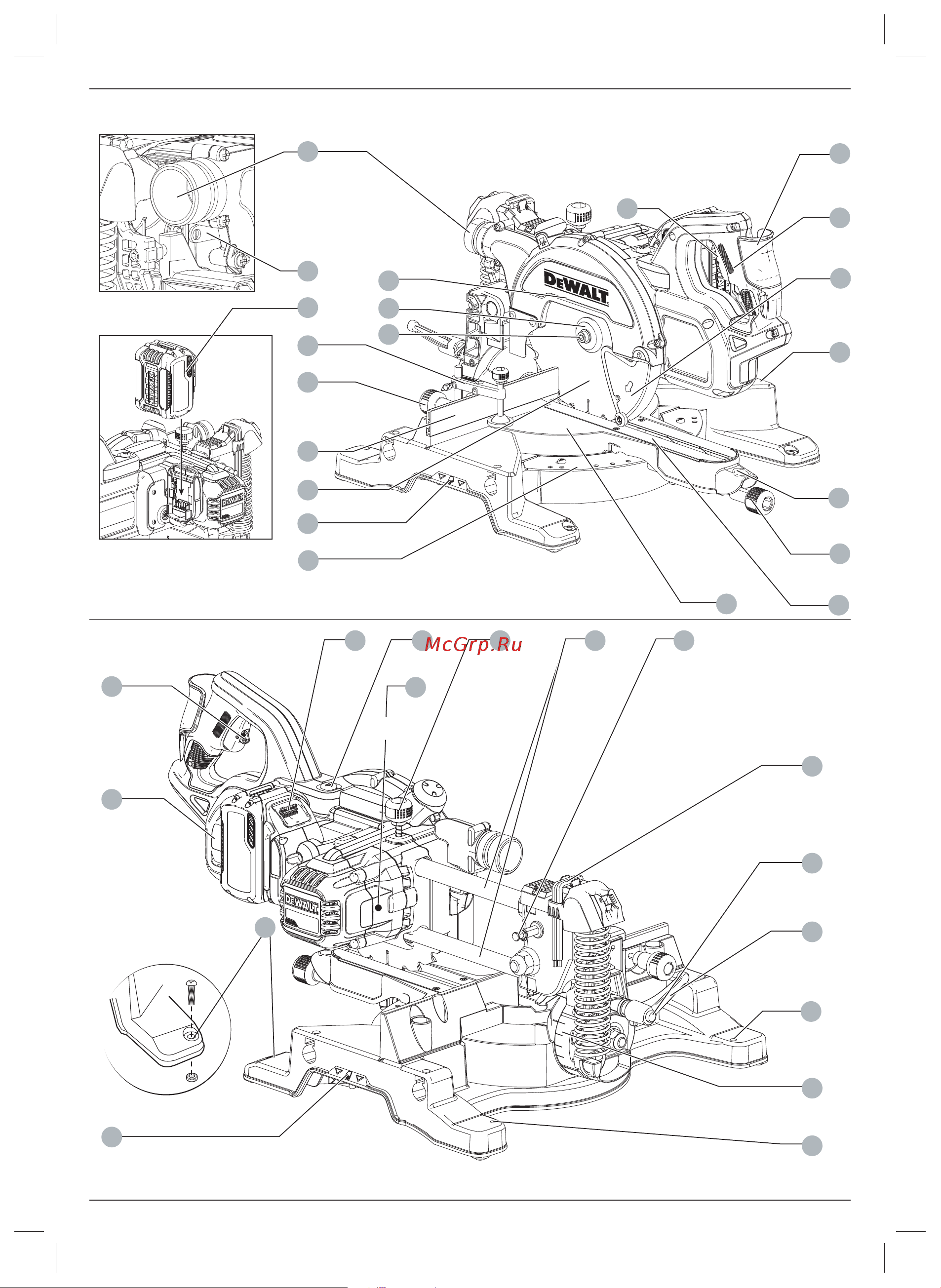 Dewalt DCS777N Инструкция к товару онлайн [2/32] 861376