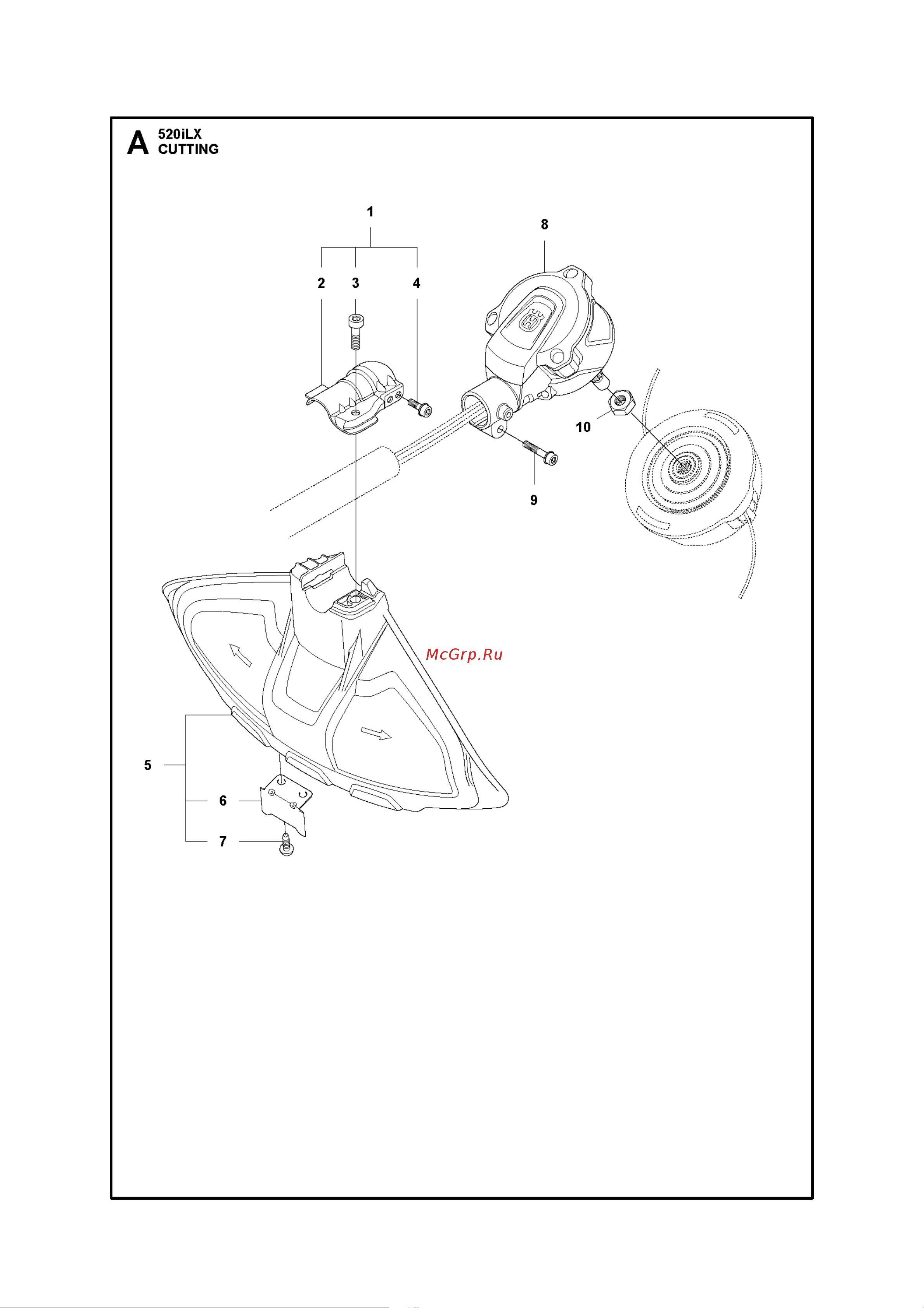 Husqvarna 520iLX 9679161-11 Каталог запасных частей онлайн [2/15] 861392