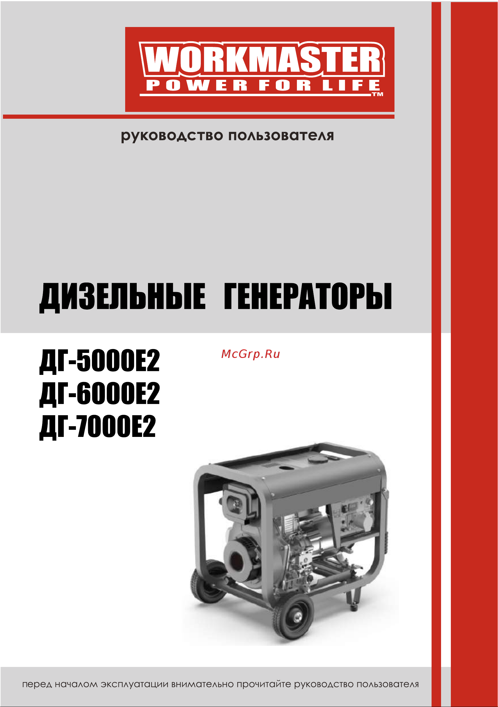 Workmaster ДГ-5000Е2 Инструкция онлайн