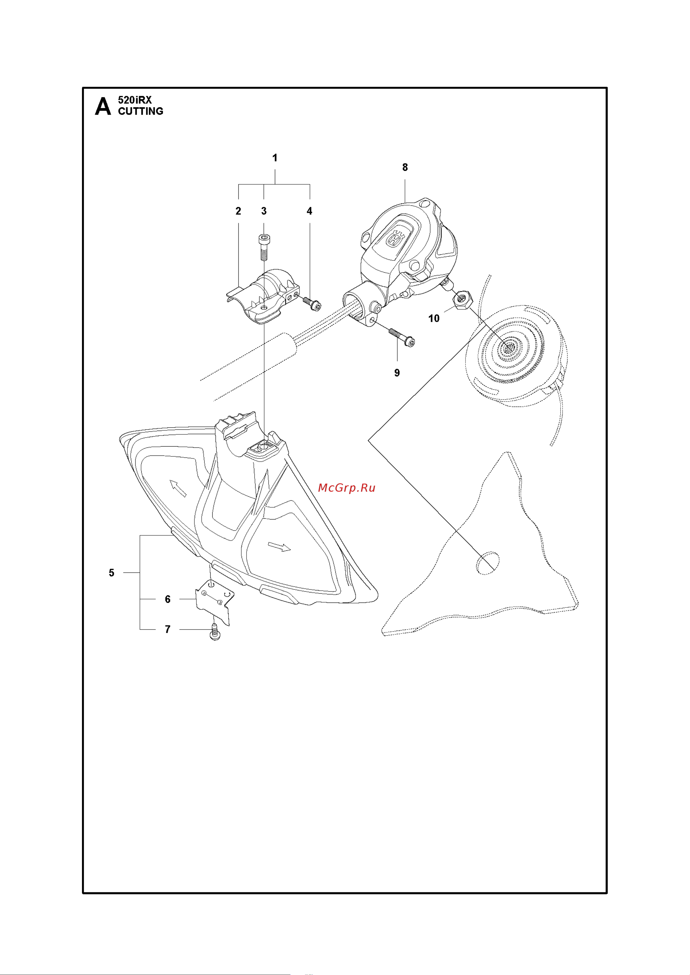 Husqvarna 520iRX 9679162-02 Каталог запасных частей онлайн [2/15] 861397
