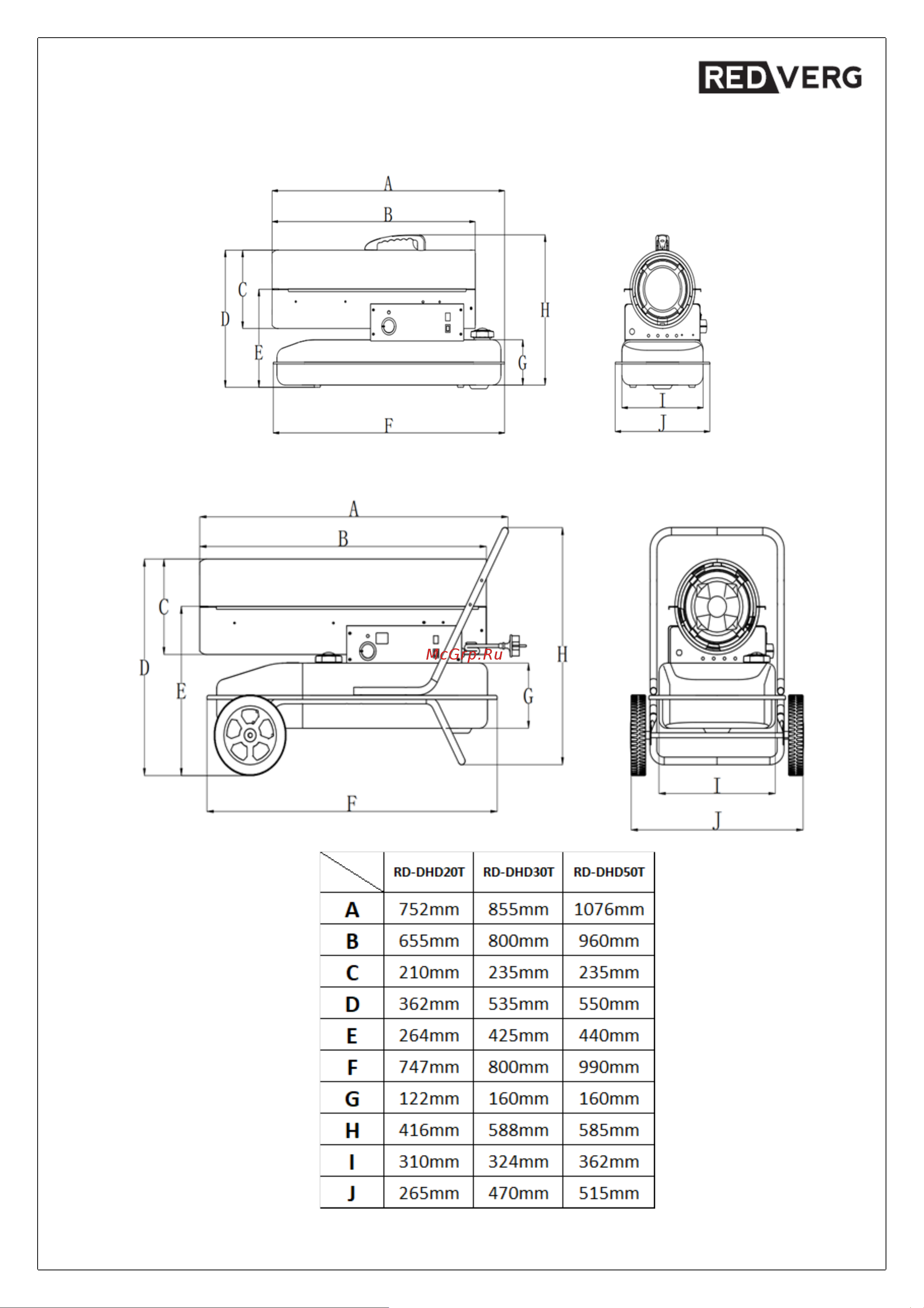 RedVerg RD-DHD50T 6667356 Инструкция к REDVERG RD-DHD50T 6667356 онлайн [4/22] 861422