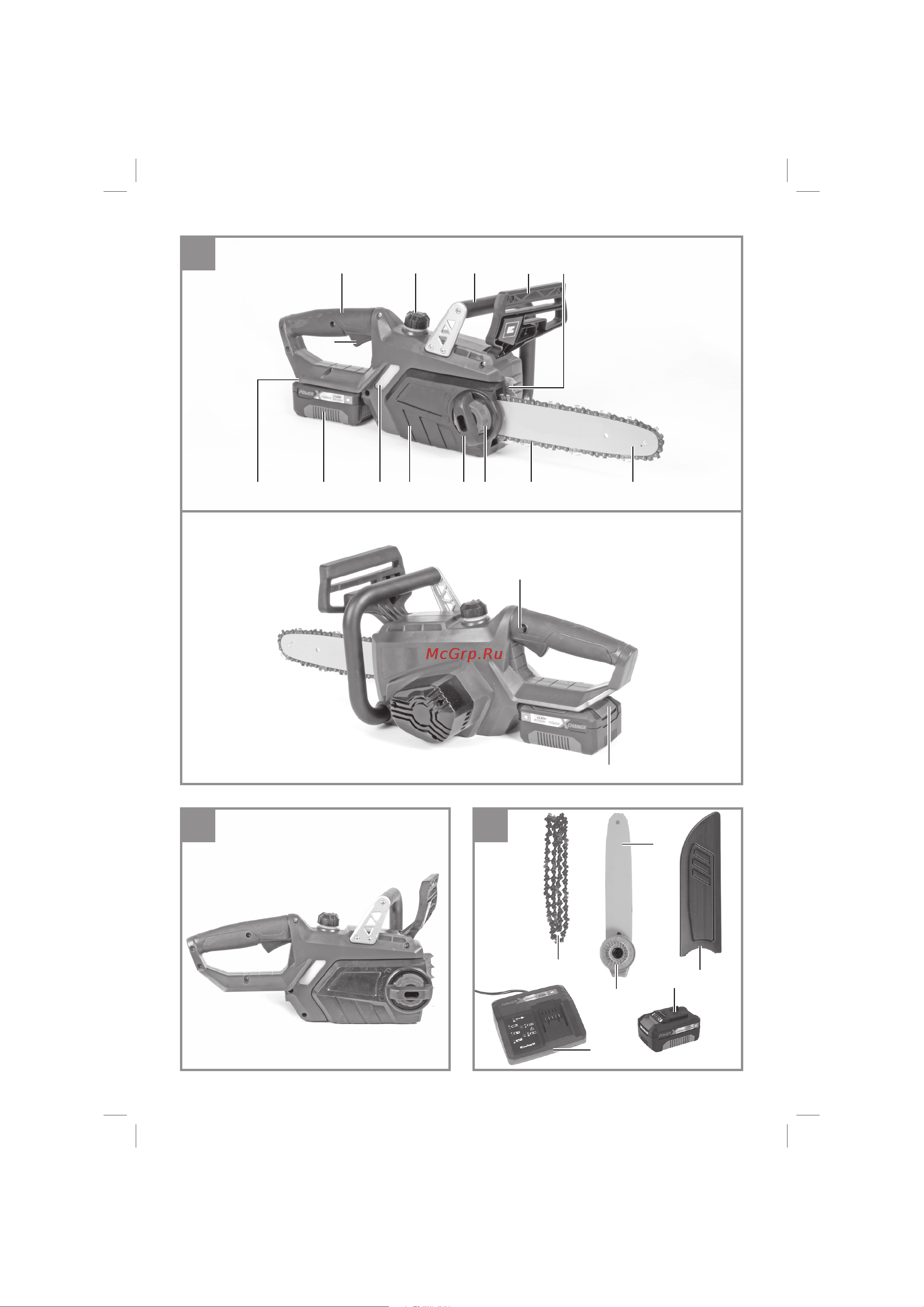 Einhell PXC GE-LC 18 Li-Solo 4501761 Инструкция к товару онлайн [2/22] 861443
