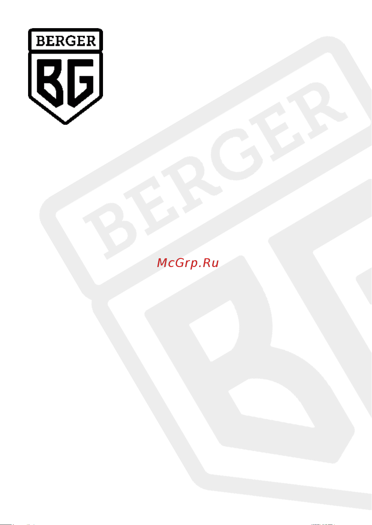 Berger BG 4.5 т, 102-520 мм, двойная помпа BG1305 Инструкция онлайн