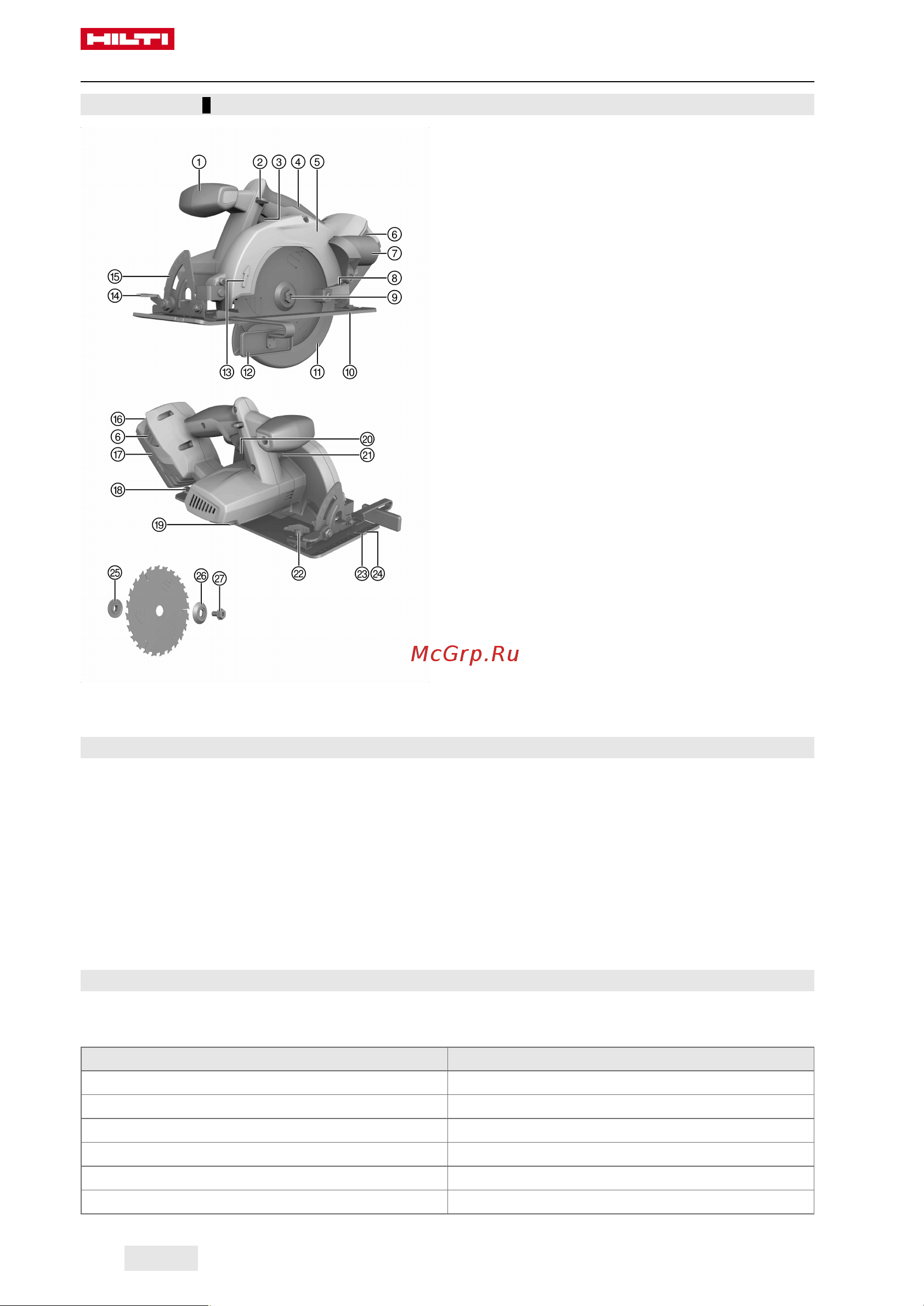 Hilti SCW 22-A 2043329 Инструкция к товару онлайн [434/456] 861544