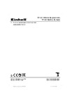 Einhell pxc te-cd 18/50 li bl, 18в, 50нм, патрон 13мм, 2x2,0 ач, кейс 4513896 Инструкция к товару