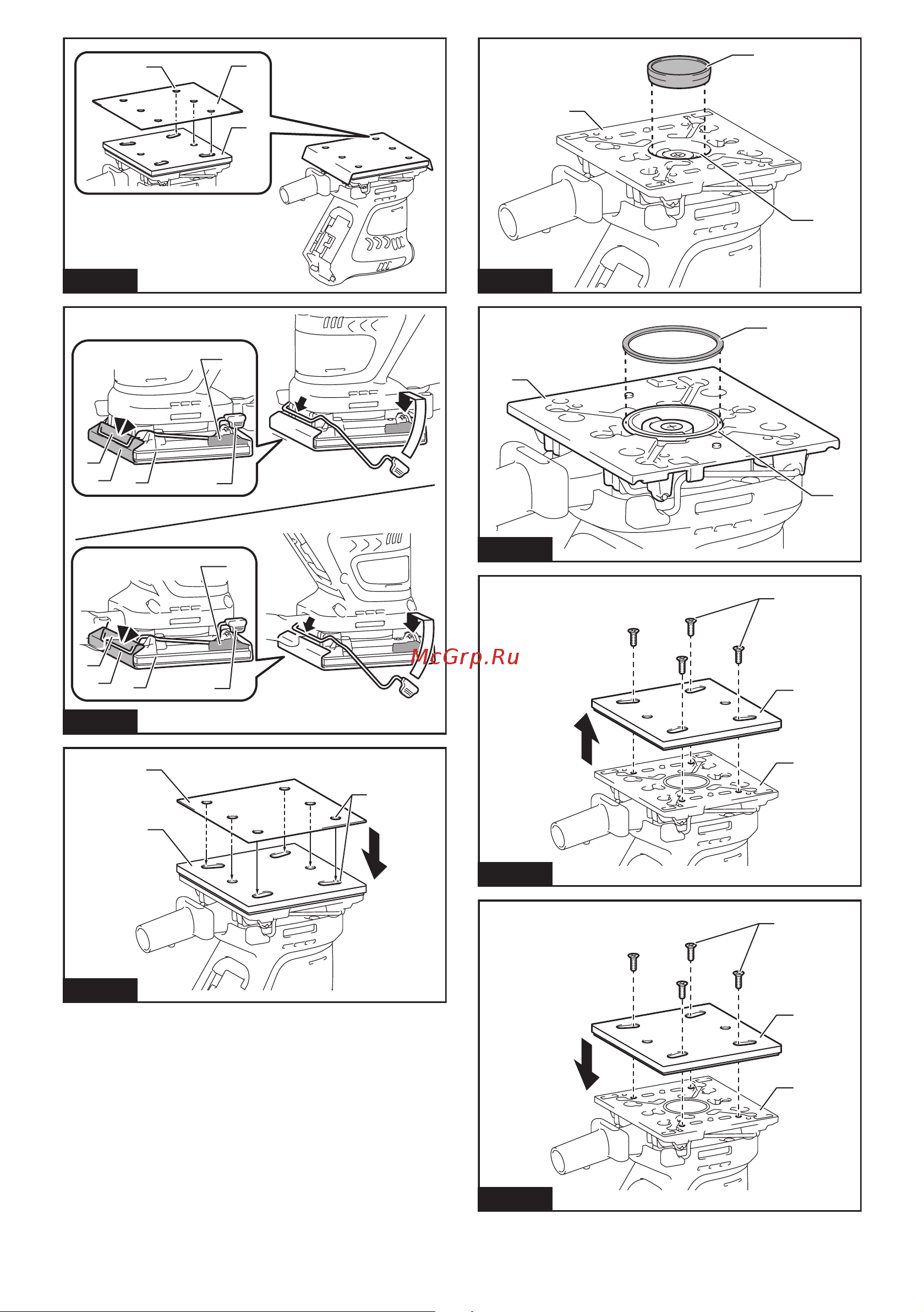 Makita LXT, BL, 18 В, XPT, 114x140 мм, 11000-14000 об\м, ампл-1.5мм, 1.4 кг, кор,п\сборник, зажим +липучка, без аккум и з/у DBO480Z Инструкция к товару онлайн [3/40] 861711