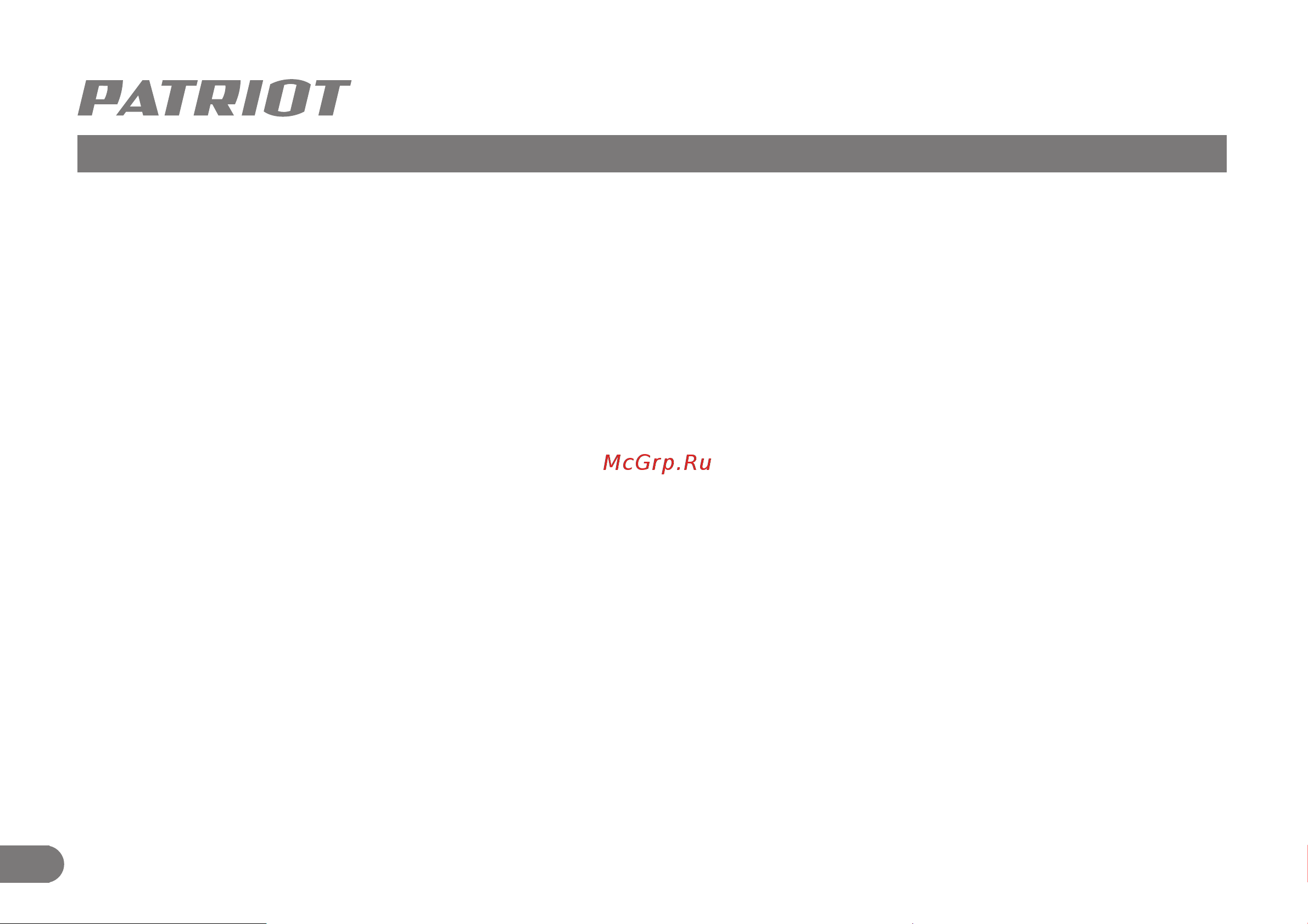 Patriot F 800 315302467 Инструкция к Patriot F 1100 315302469 онлайн [3/13] 861871