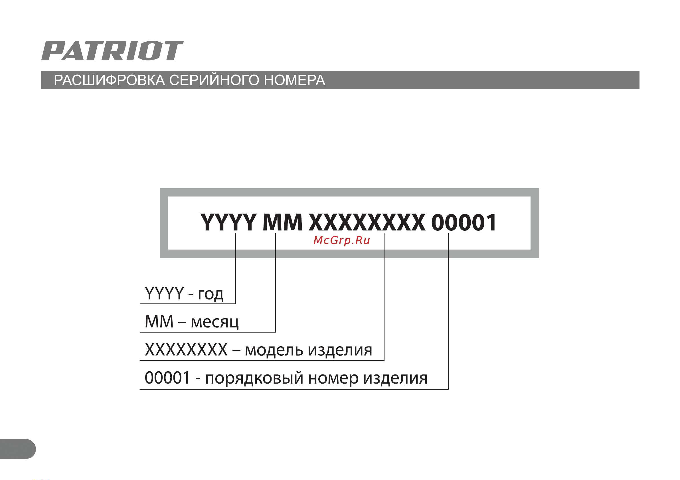 Patriot FQ500 N 315302419 Инструкция к Patriot FQ500 N 315302419 онлайн [2/20] 861875