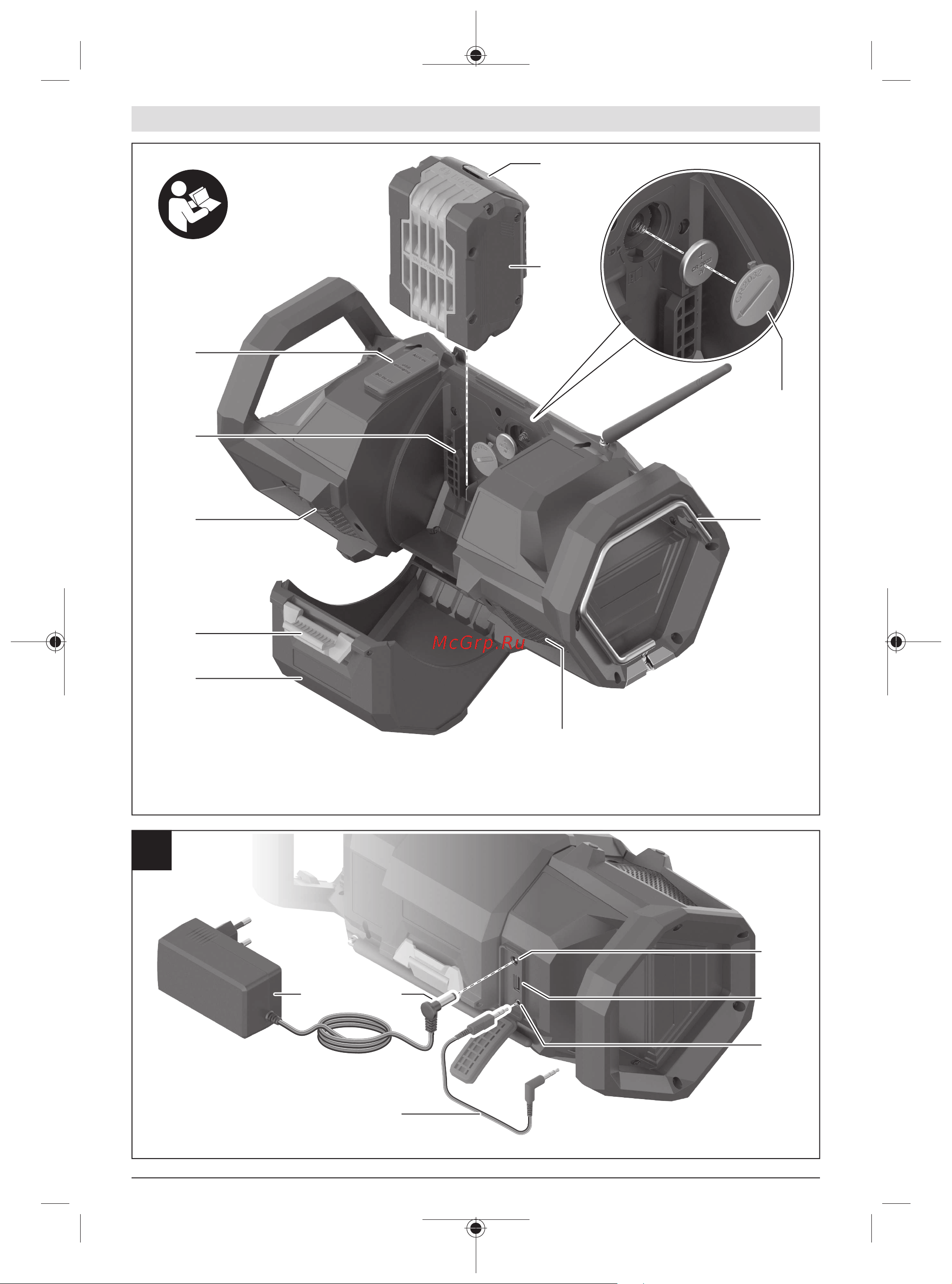 Bosch GPB 18V-2 C без аккумулятора и ЗУ 06014A3000 Инструкция к товару онлайн [4/259] 862007