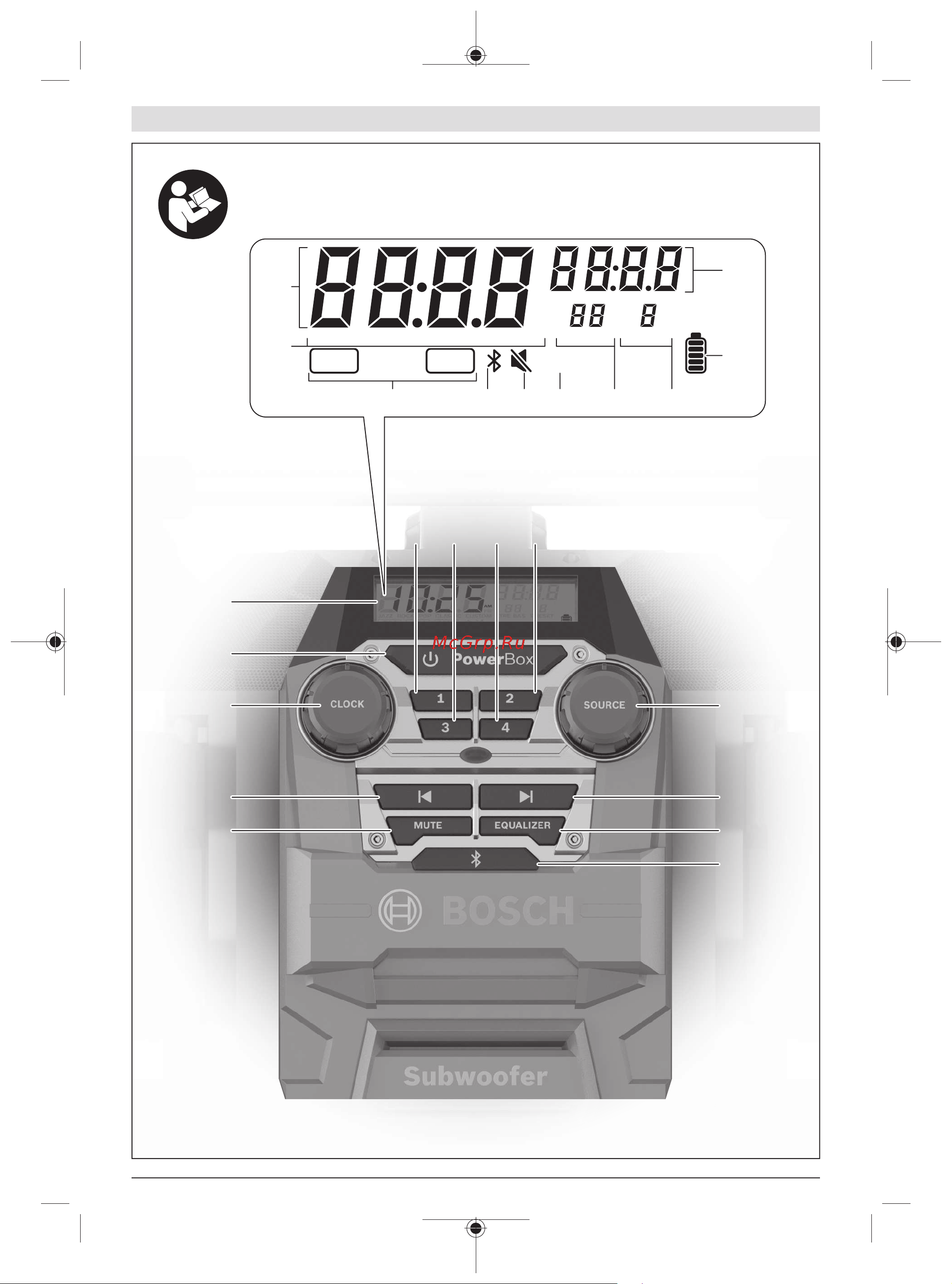 Bosch GPB 18V-5 C без аккумулятора и ЗУ 06014A4000 Инструкция к товару онлайн [4/243] 862008