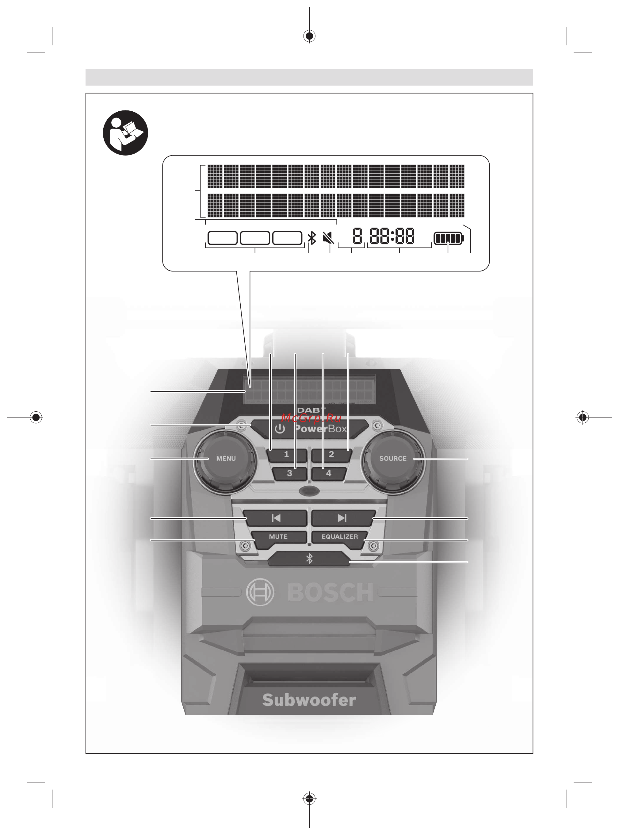 Bosch GPB 18V-5 C без аккумулятора и ЗУ 06014A4000 Инструкция к товару онлайн [5/243] 862008