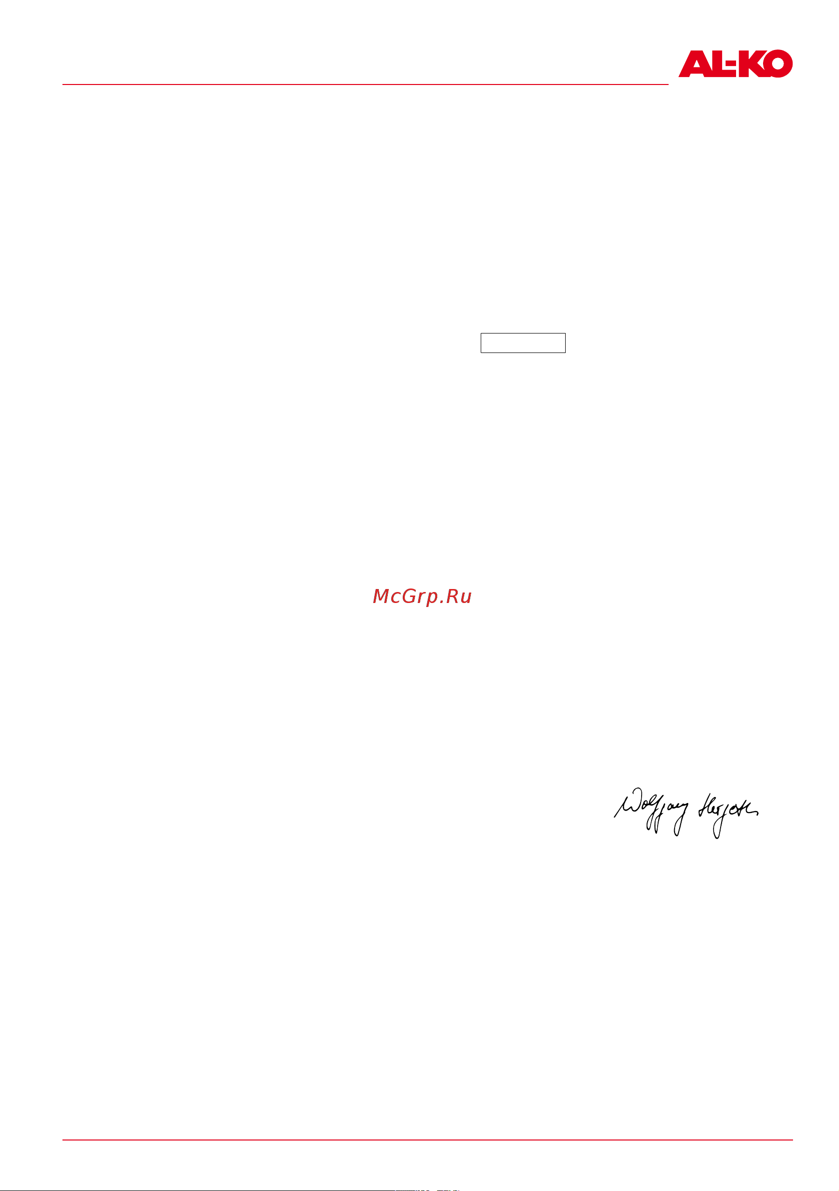 Al-Ko WR 2000 EasyFlex 113631 Инструкция к товару онлайн [21/296] 862009