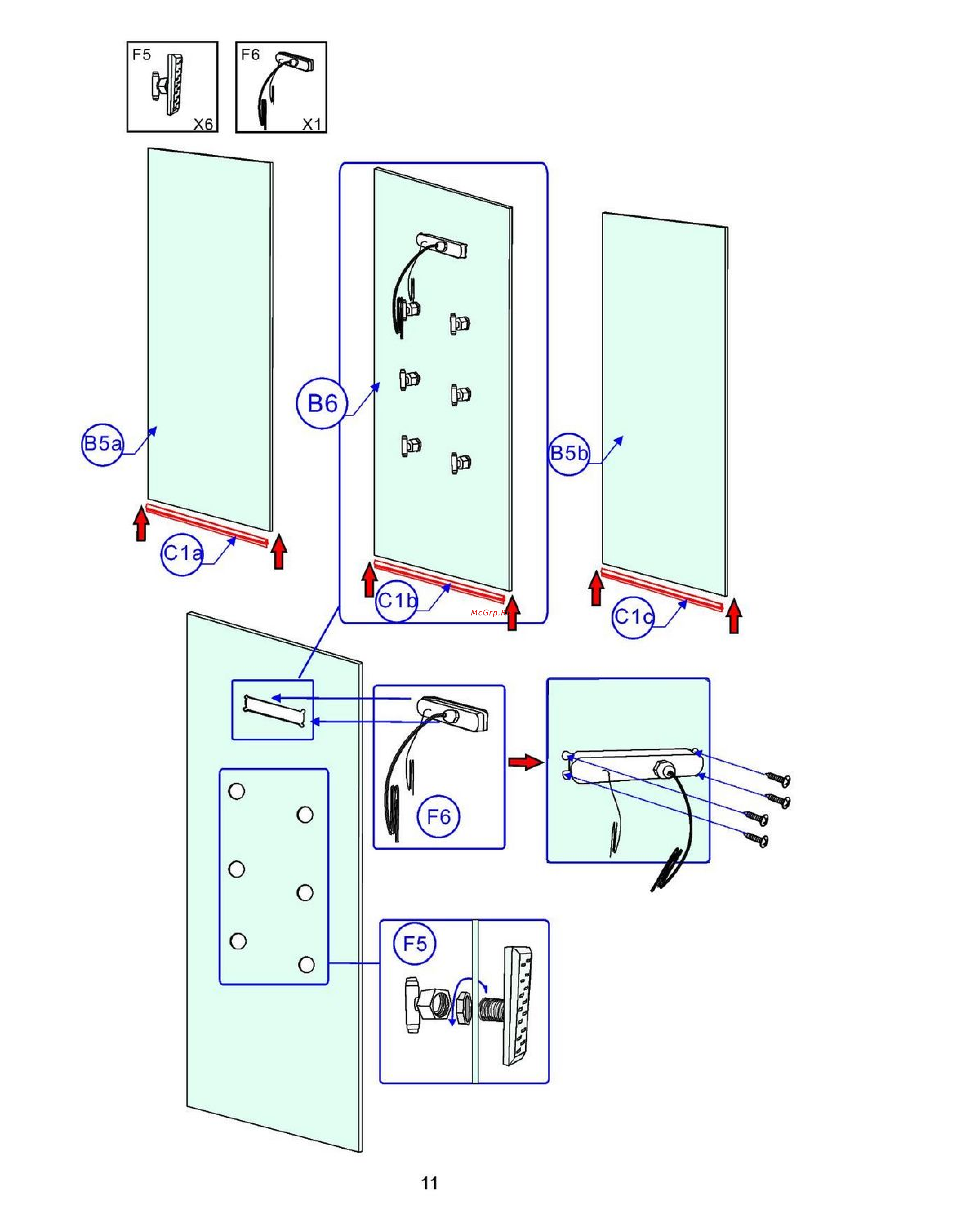 Grossman 90x120x225 см, 3 места GR227L Инструкция к товару онлайн [12/22] 862014