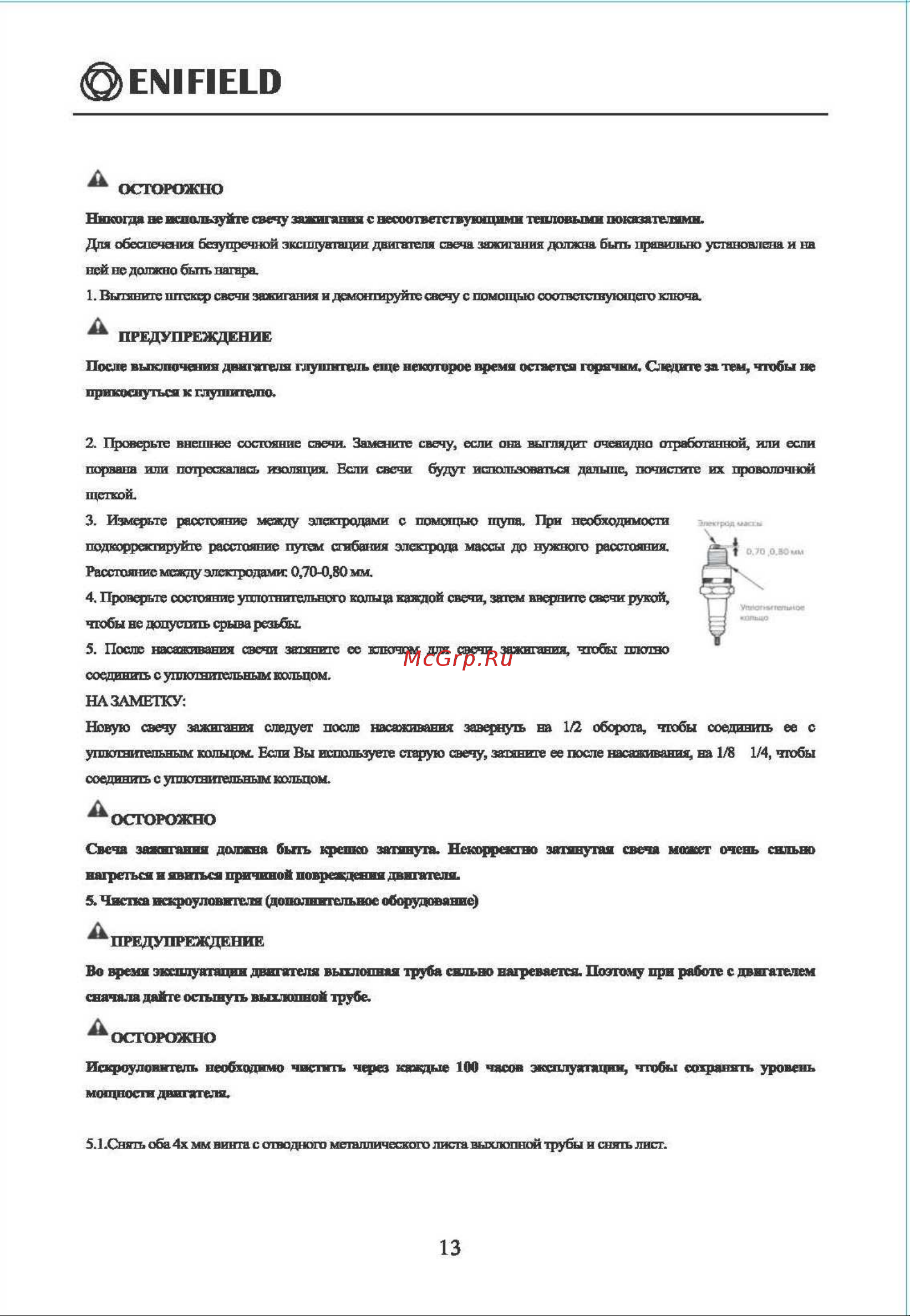 Enifield EN DBG 9025 Инструкция к товару онлайн [13/19] 862331